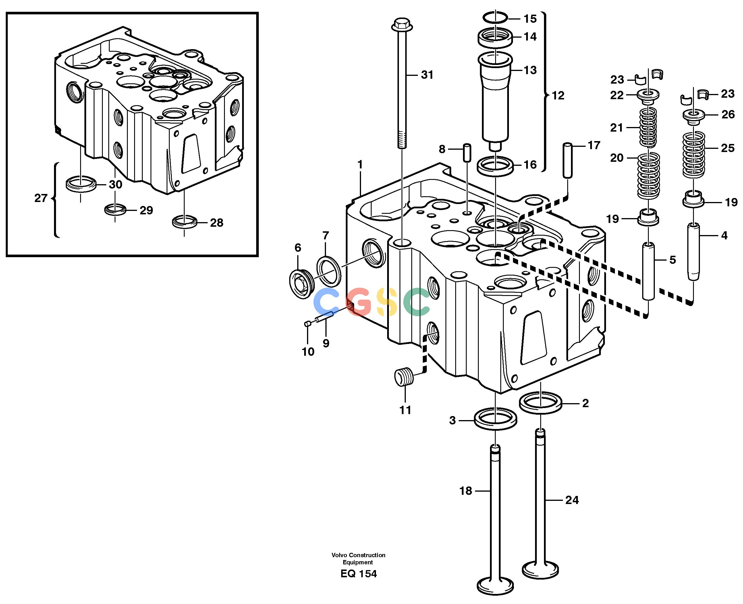 沃尔沃零件查询L330E Cylinder headNone NoneNoneNoneAutodata Volvo online