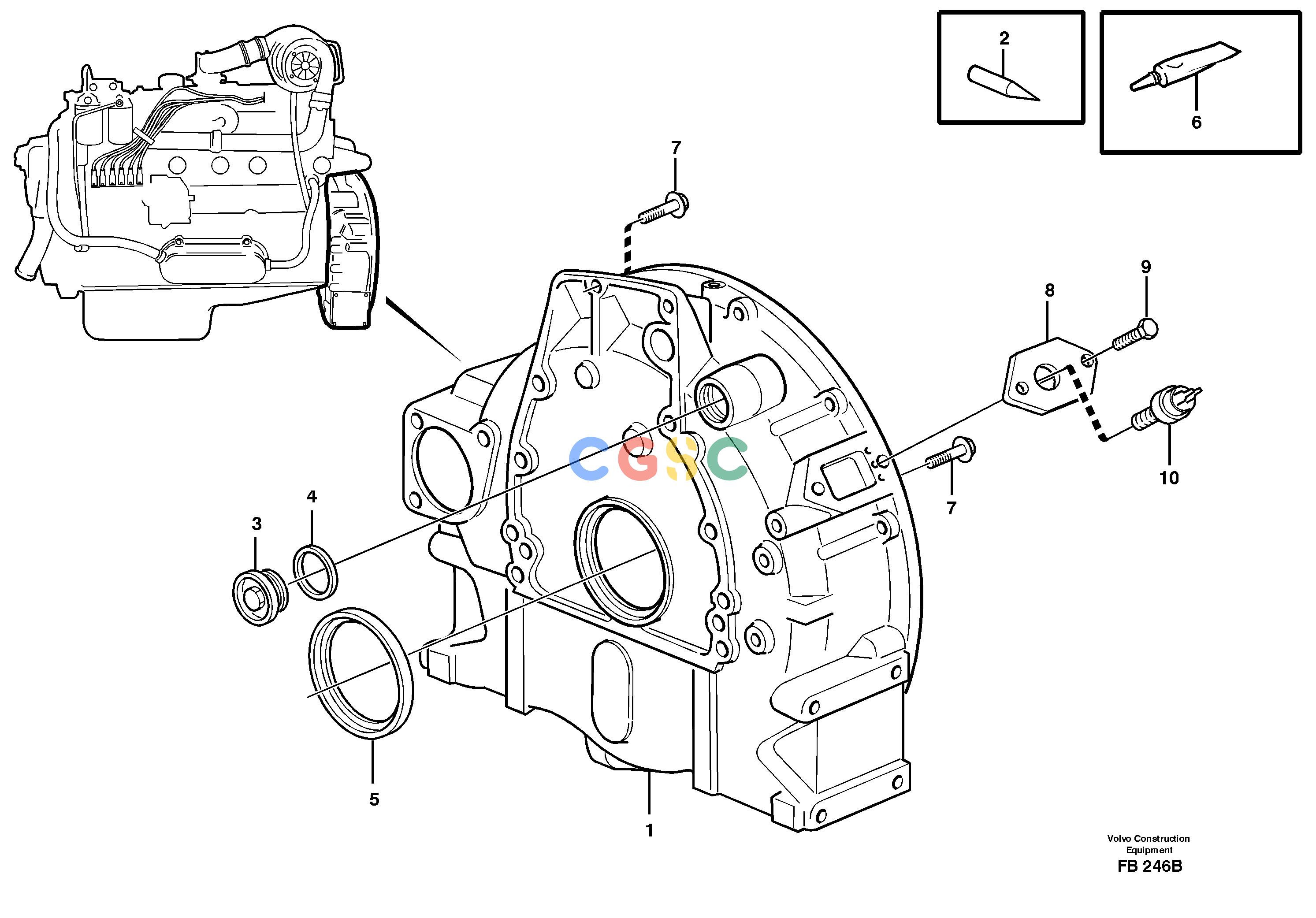 沃尔沃零件查询EW230B ÅKERMAN Flywheel housingÅKERMAN EW230B NoneNoneNoneAutodata Volvo online