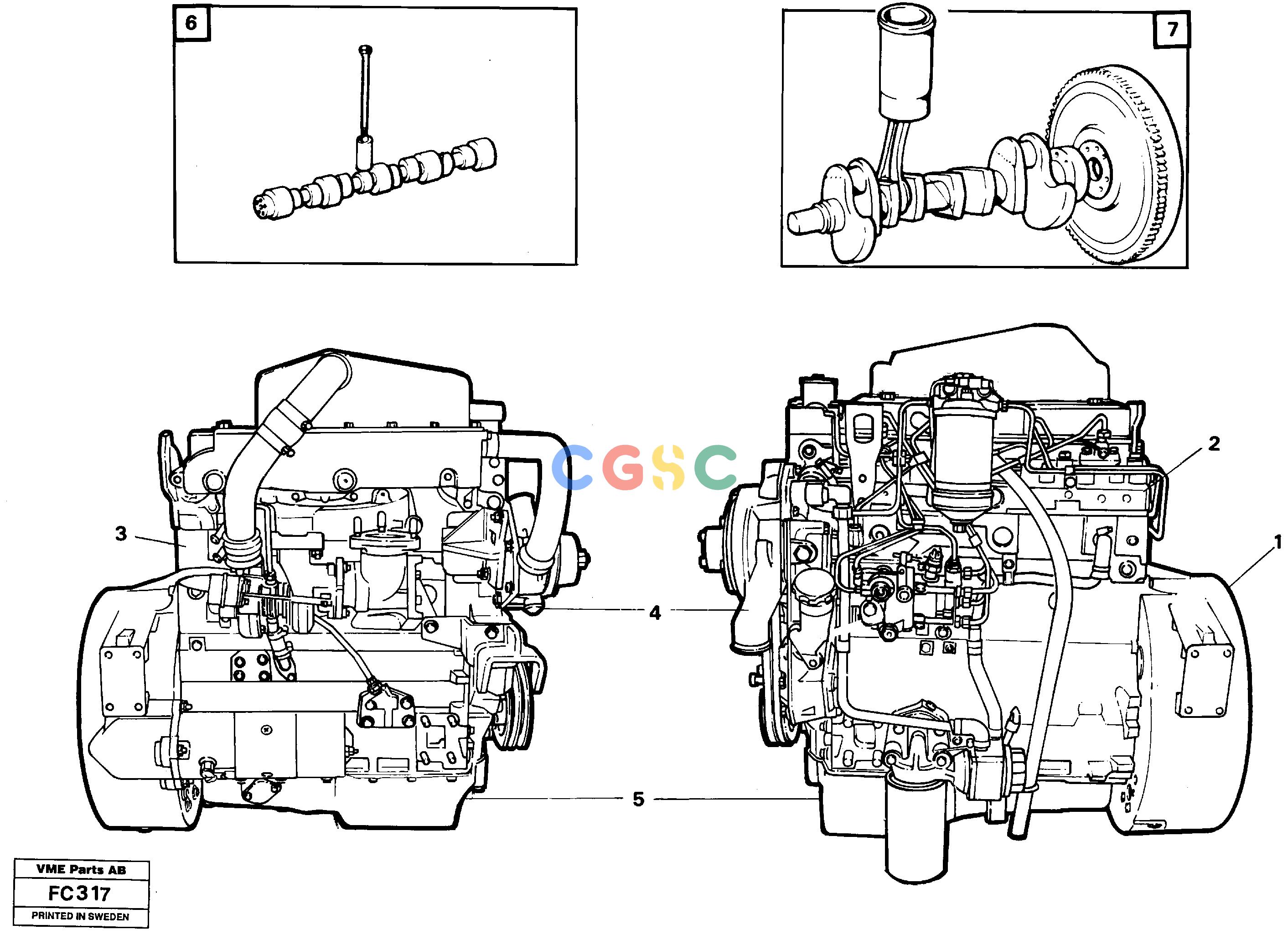 沃尔沃零件查询EC150 ÅKERMAN EngineÅKERMAN EC150 SER NO - 12914216019-NoneVOE14216019TD40KCAutodata Volvo online