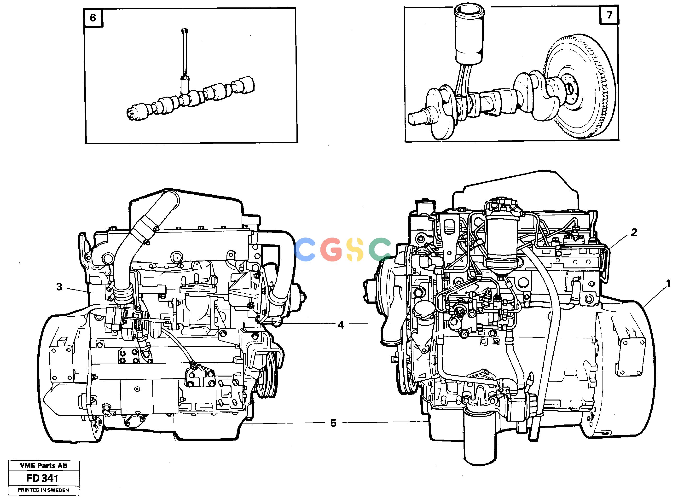 沃尔沃零件查询EW150 ÅKERMAN EngineÅKERMAN EW150 SER NO - 31814216019-NoneVOE14216019TD40KCAutodata Volvo online