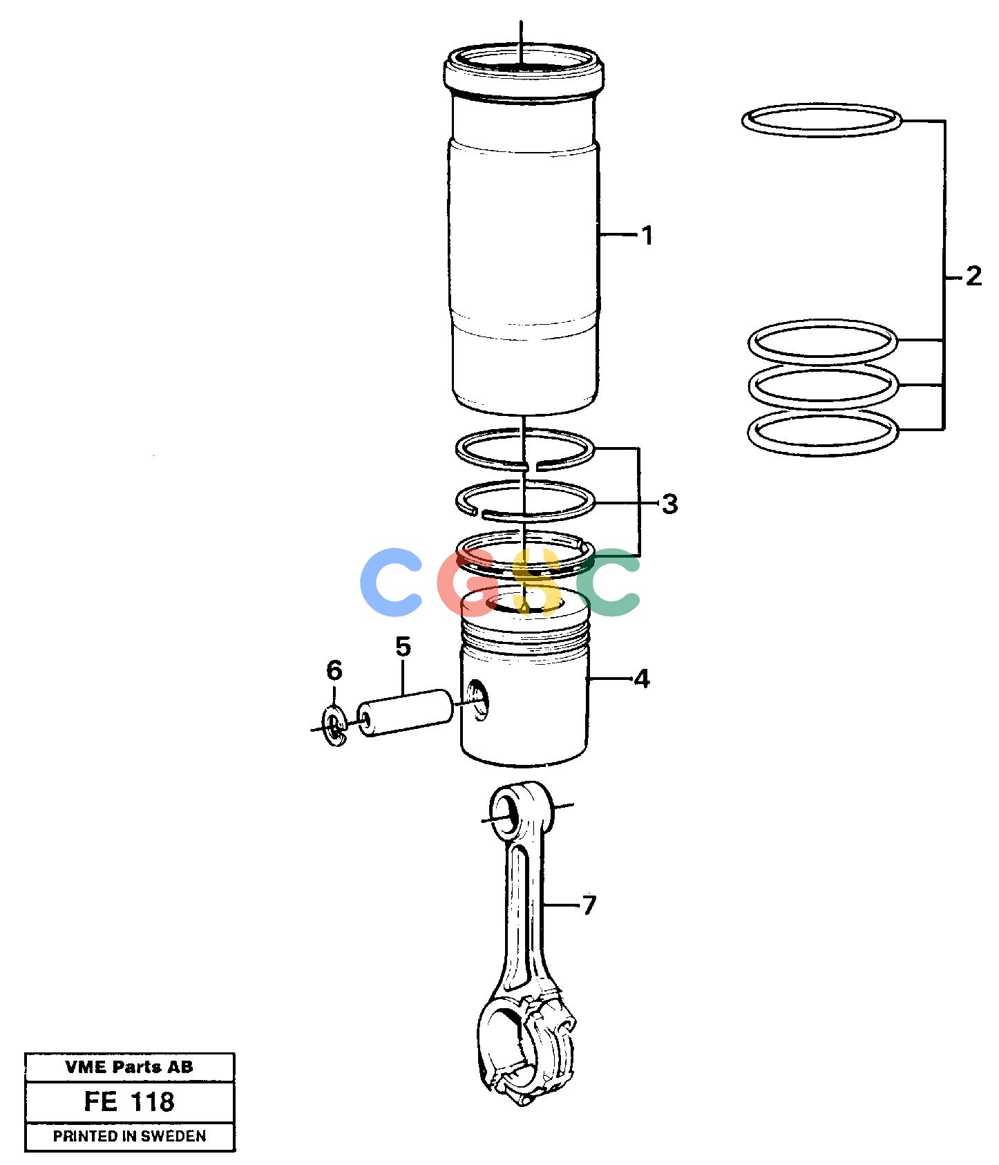 沃尔沃零件查询EC620 ÅKERMAN Cylinder liner and pistonÅKERMAN EC620 SER NO - 445 NoneNoneNoneAutodata Volvo online