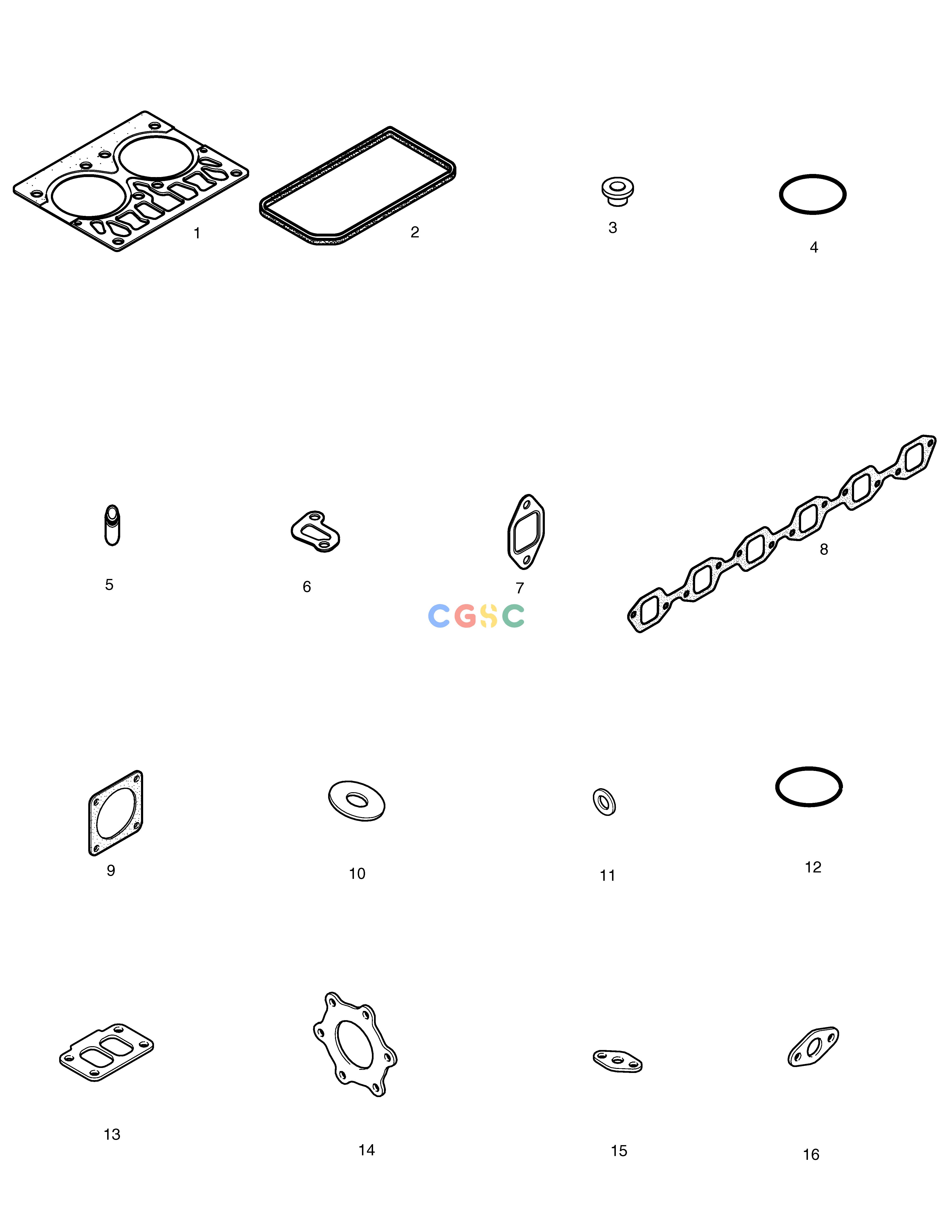 斗山零件查询OVER HAUL GASKET KIT-TOP SOLAR 250LC-V Doosan parts catalog online