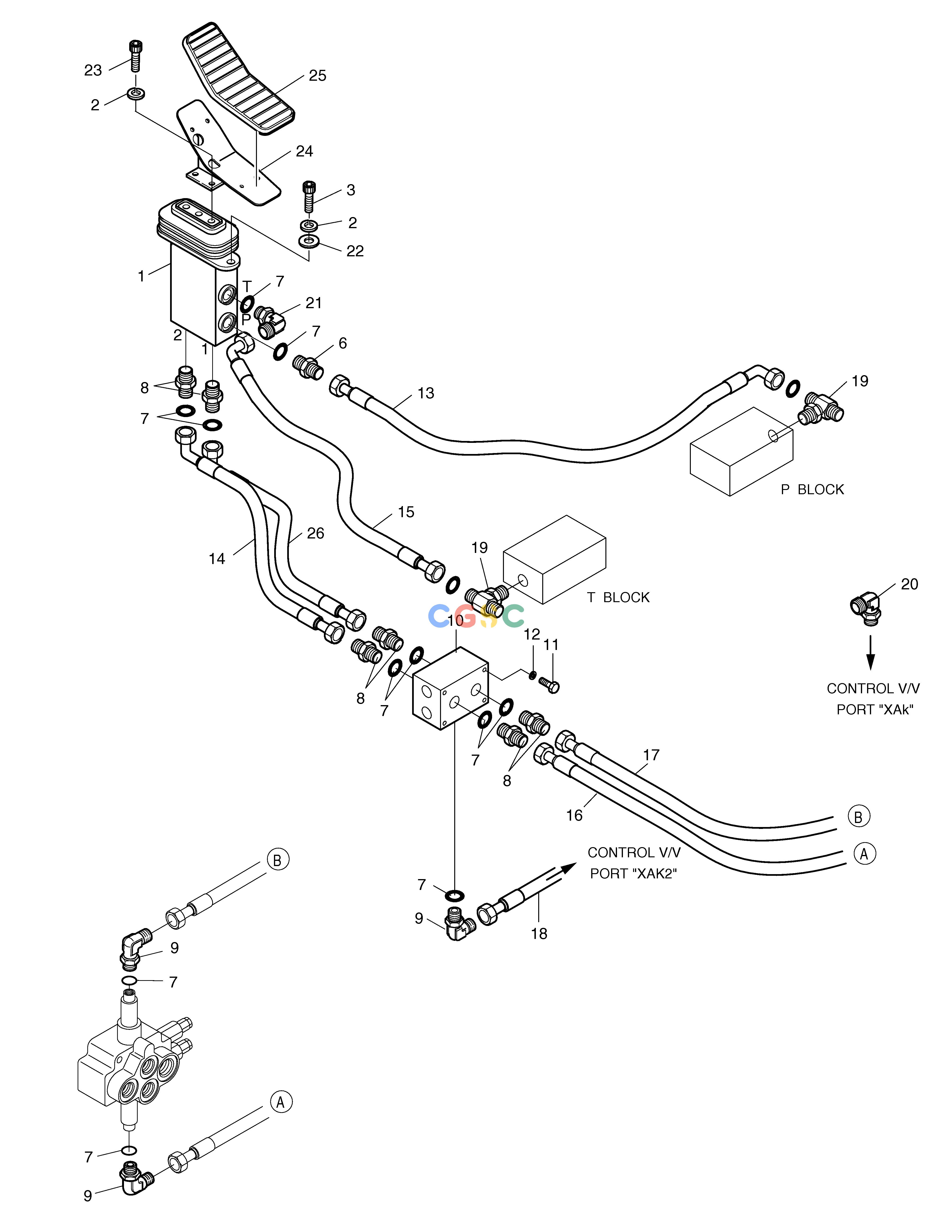 斗山零件查询PILOT PIPING-ARTI.BOOM SOLAR 170LC-V Doosan parts catalog online