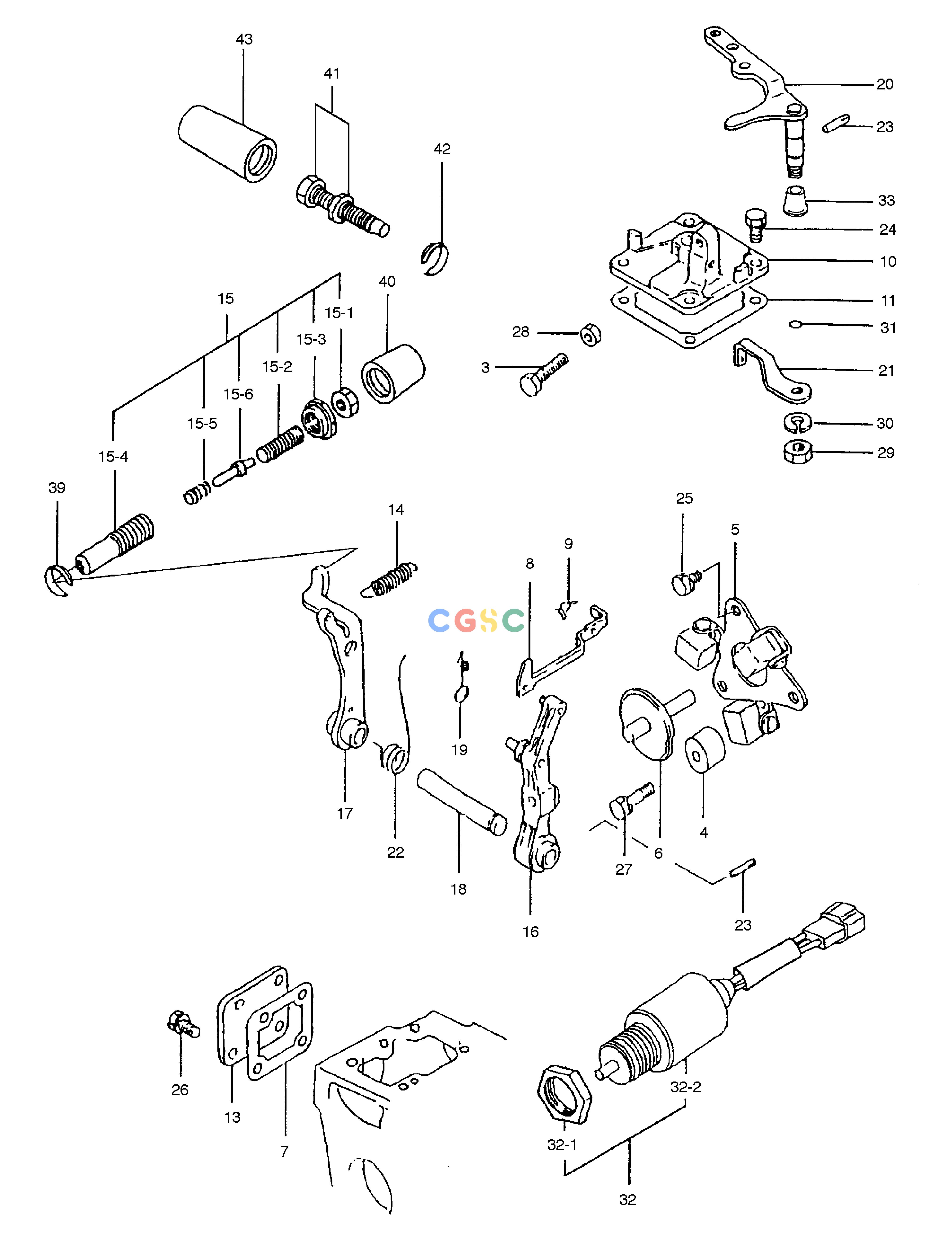 斗山零件查询GOVERNOR PARTS SOLAR 015PLUS (S/N 20001~) Doosan parts catalog online