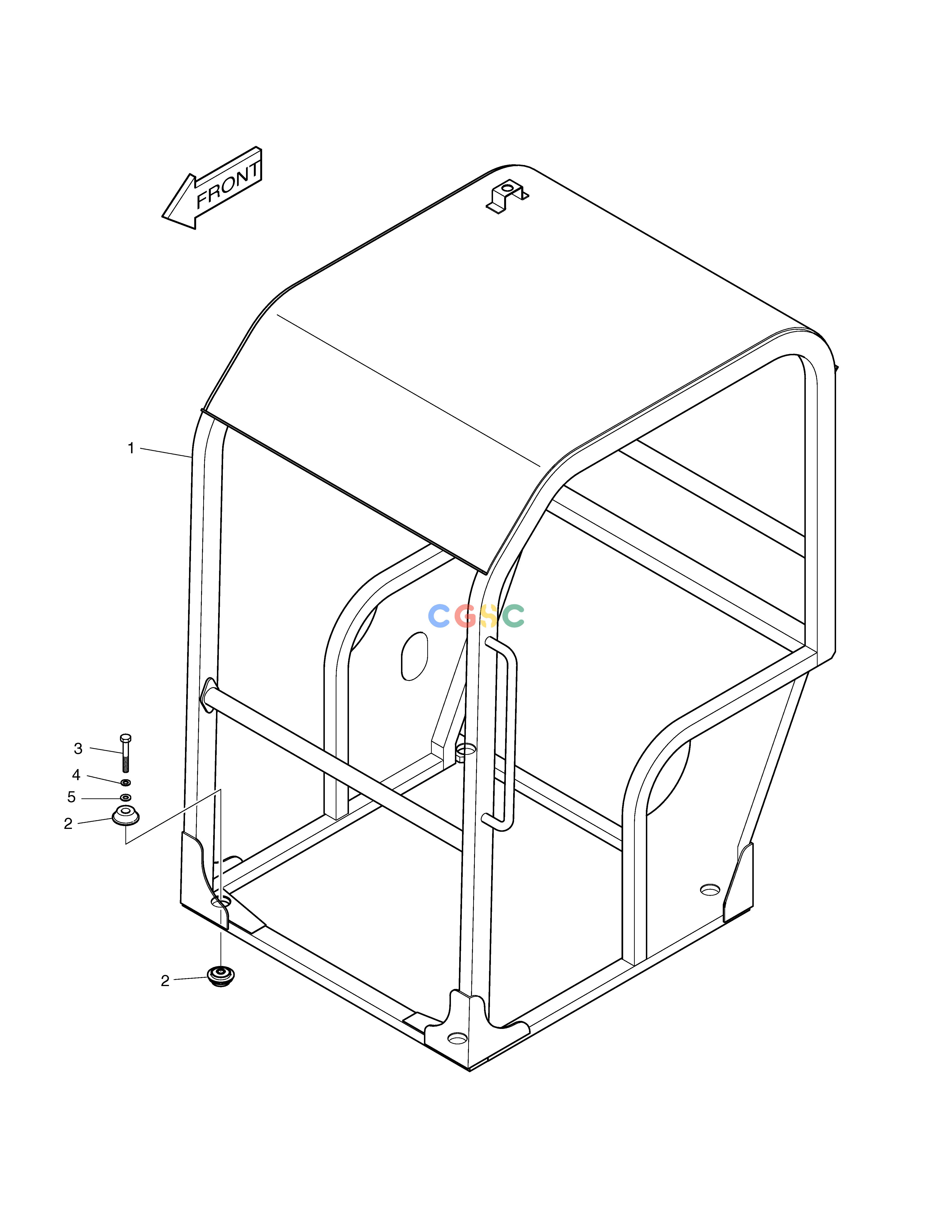 斗山零件查询CANOPY SOLAR 015PLUS (S/N 20001~) Doosan parts catalog online