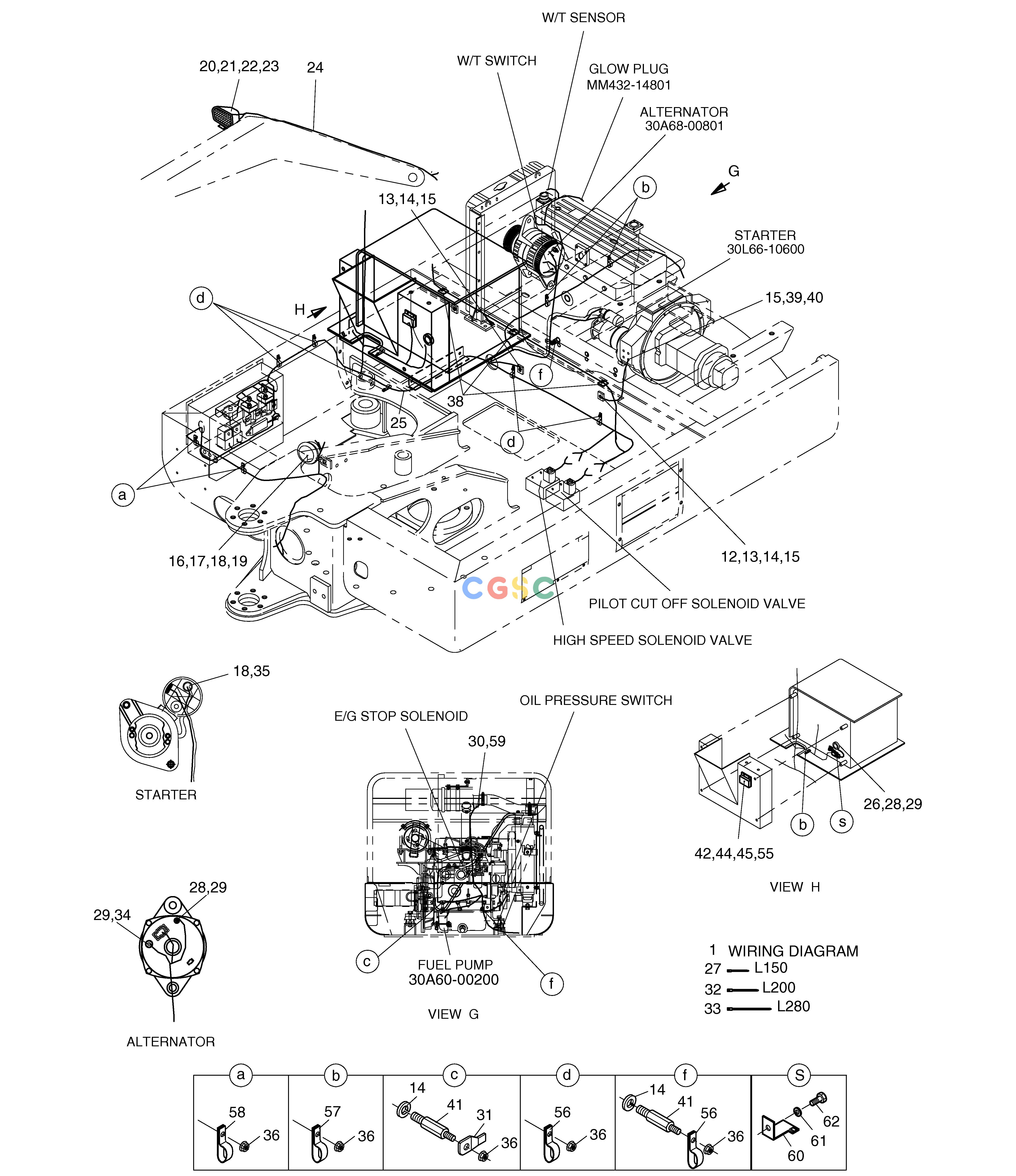 斗山零件查询ELECTRIC PARTS(4)-THE OTHERS SOLAR 015PLUS (S/N 20001~) Doosan parts catalog online