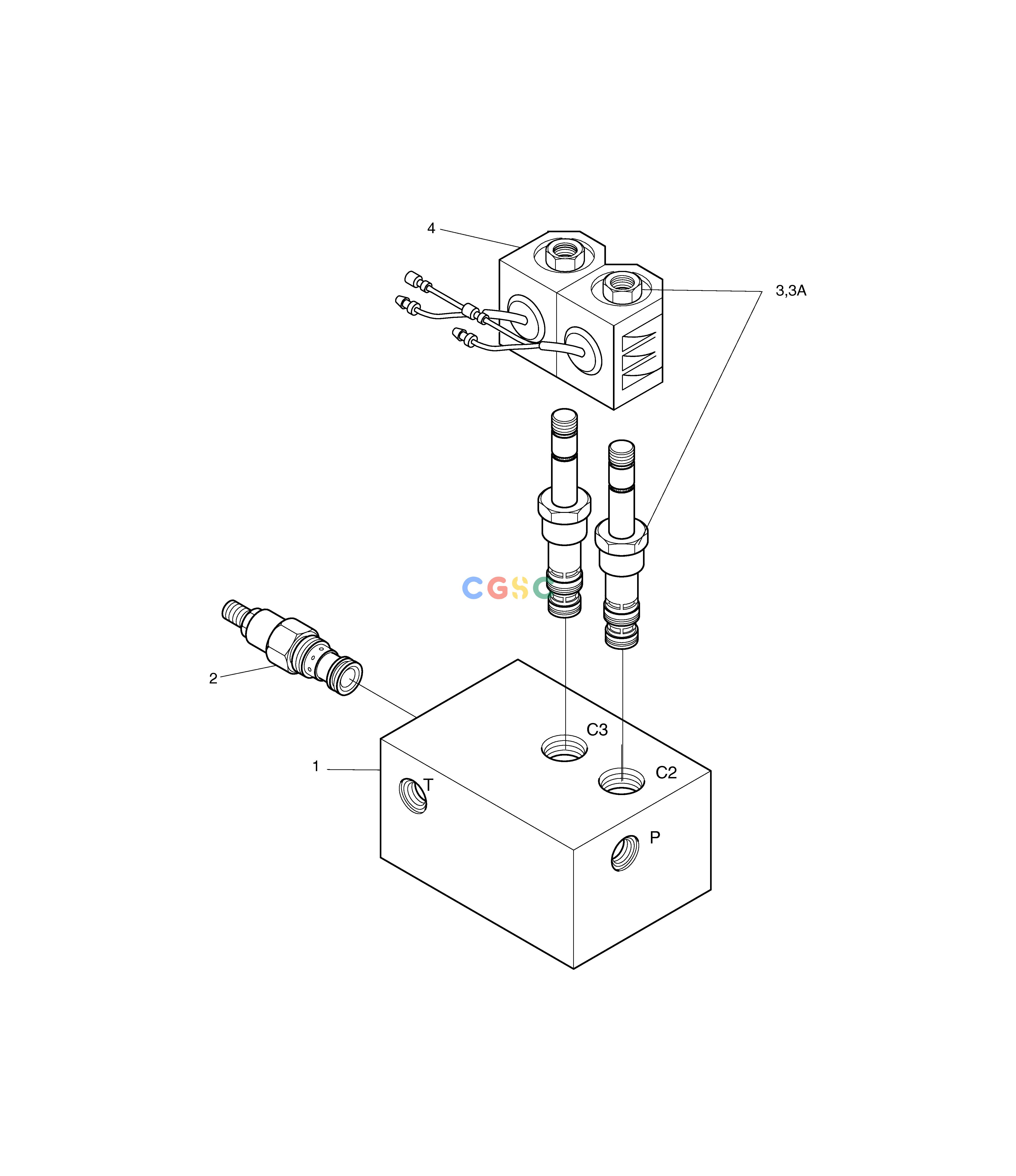 斗山零件查询SOLENOID VALVE SOLAR 015PLUS (S/N 20001~) Doosan parts catalog online