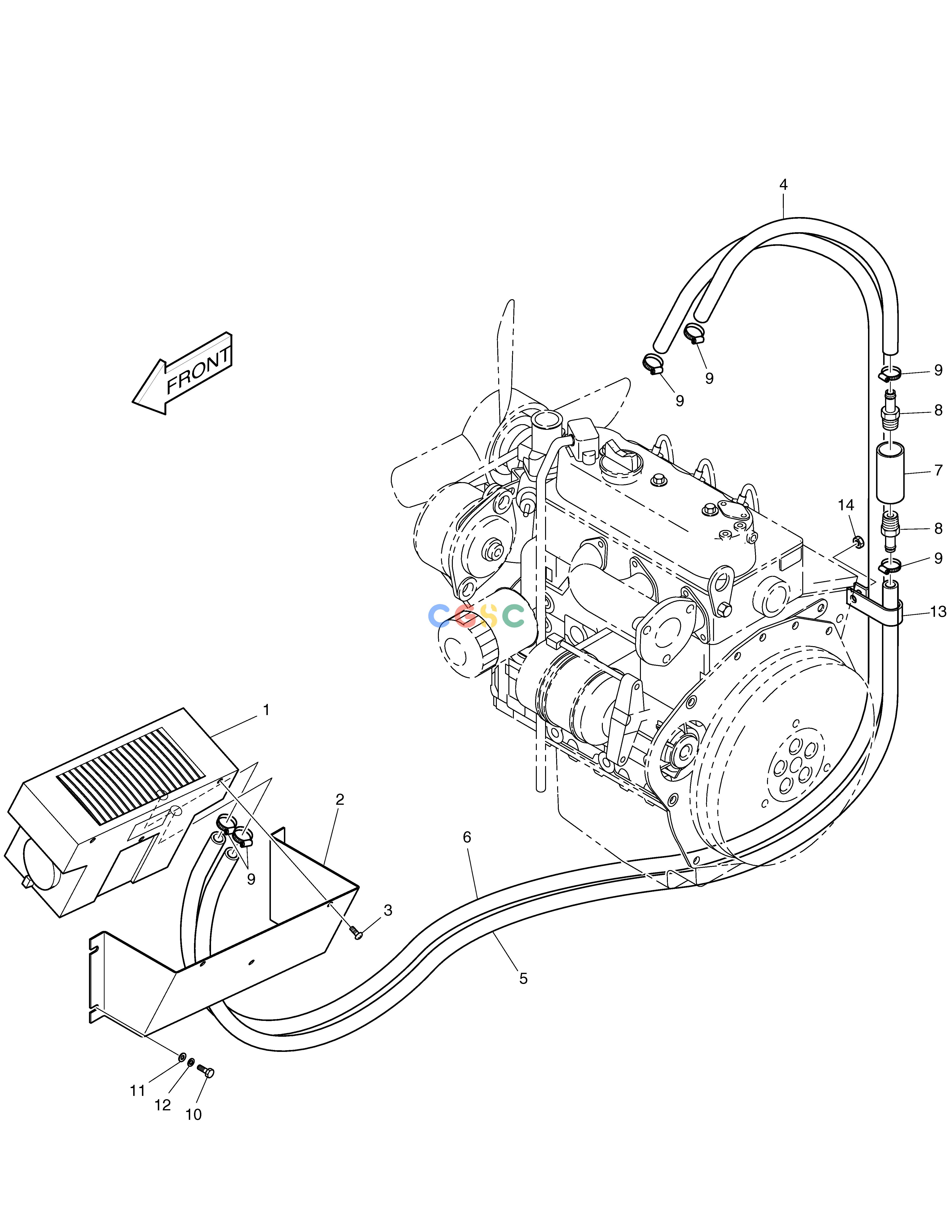 斗山零件查询HEATER SOLAR 015PLUS (S/N 20001~) Doosan parts catalog online