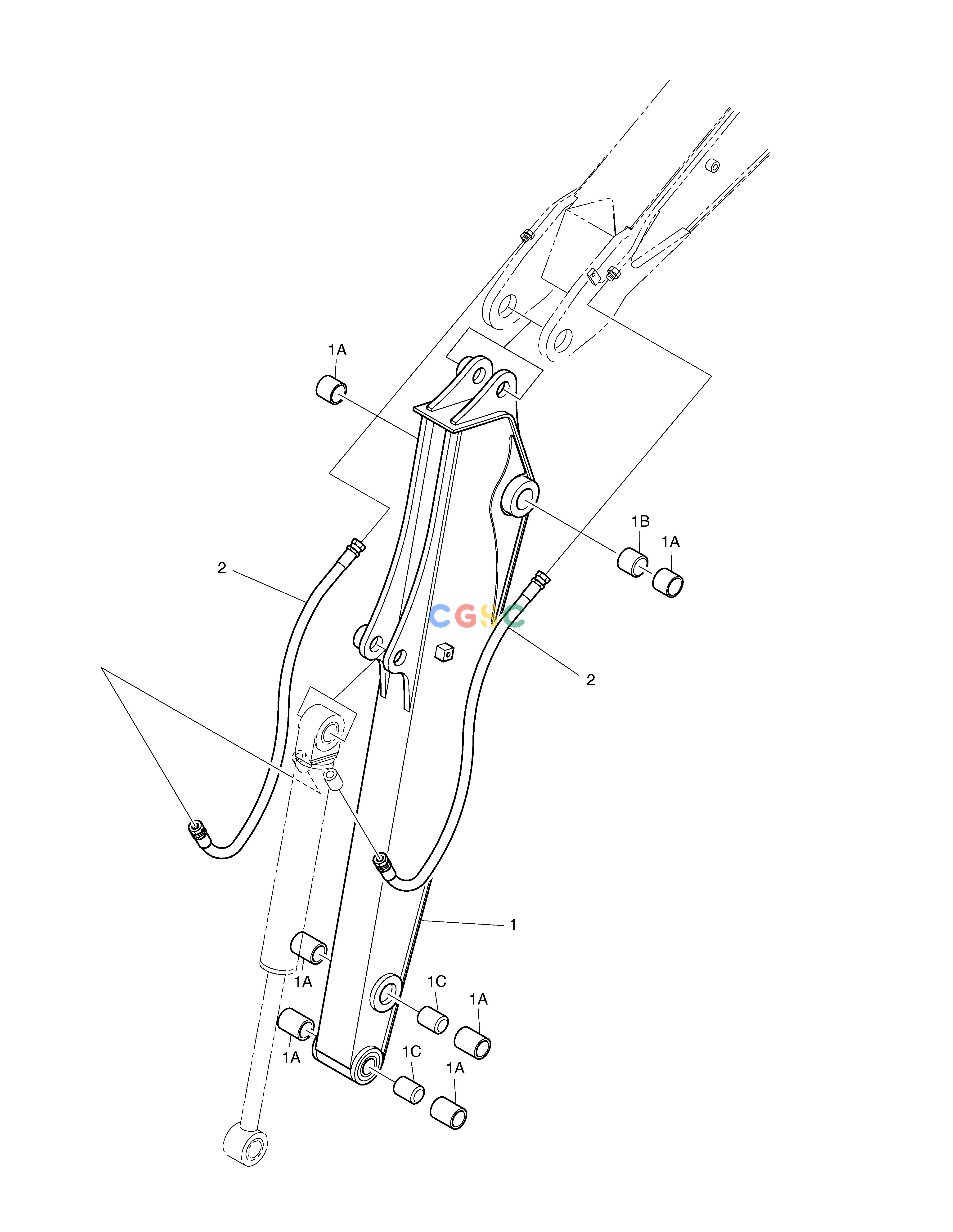 斗山零件查询ARM-1.1m SOLAR 015PLUS (S/N 20001~) Doosan parts catalog online