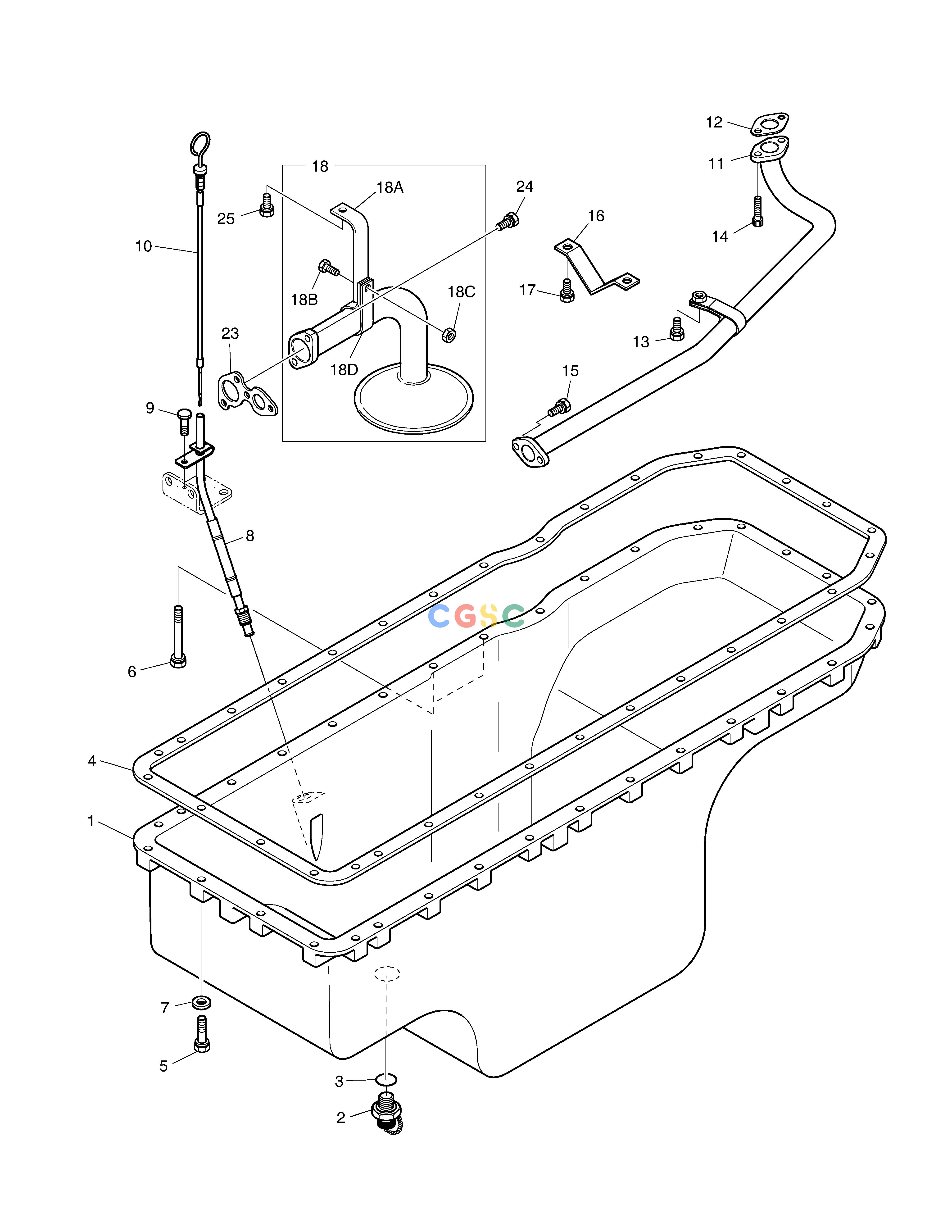 斗山零件查询OIL PAN SOLAR 340LC-V Doosan parts catalog online
