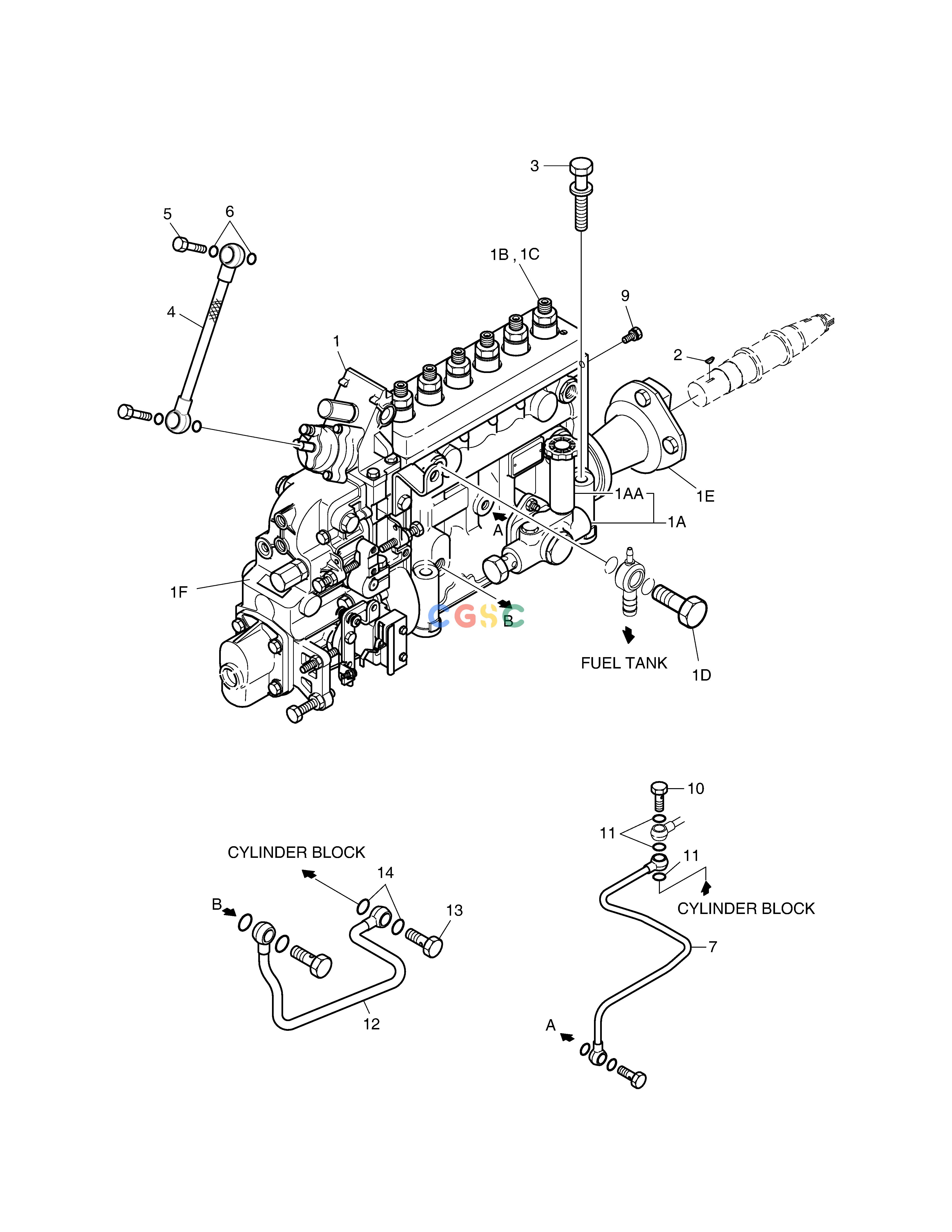 斗山零件查询INJECTION PUMP SOLAR 340LC-V Doosan parts catalog online