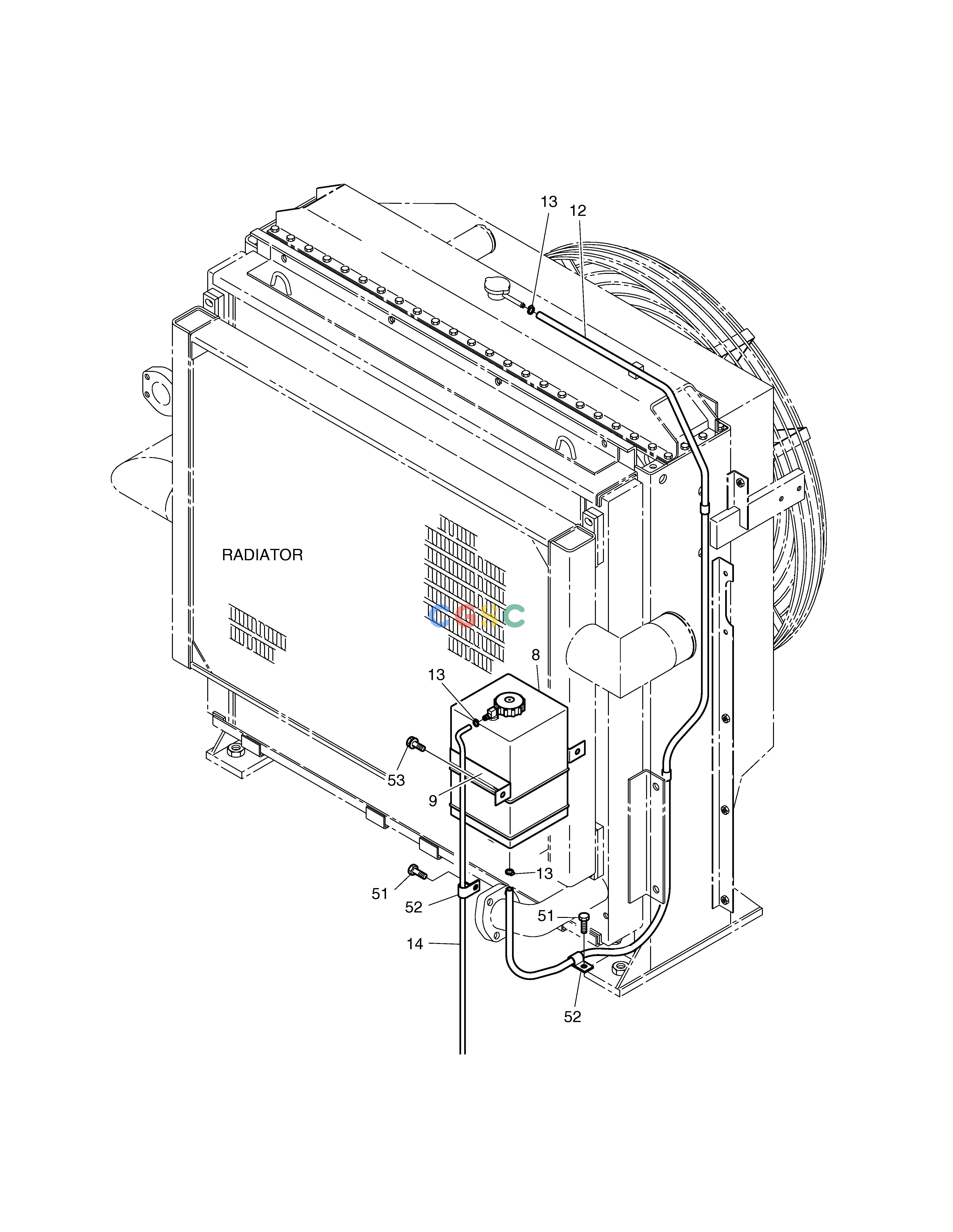 斗山零件查询RESERVE TANK SOLAR 340LC-V Doosan parts catalog online