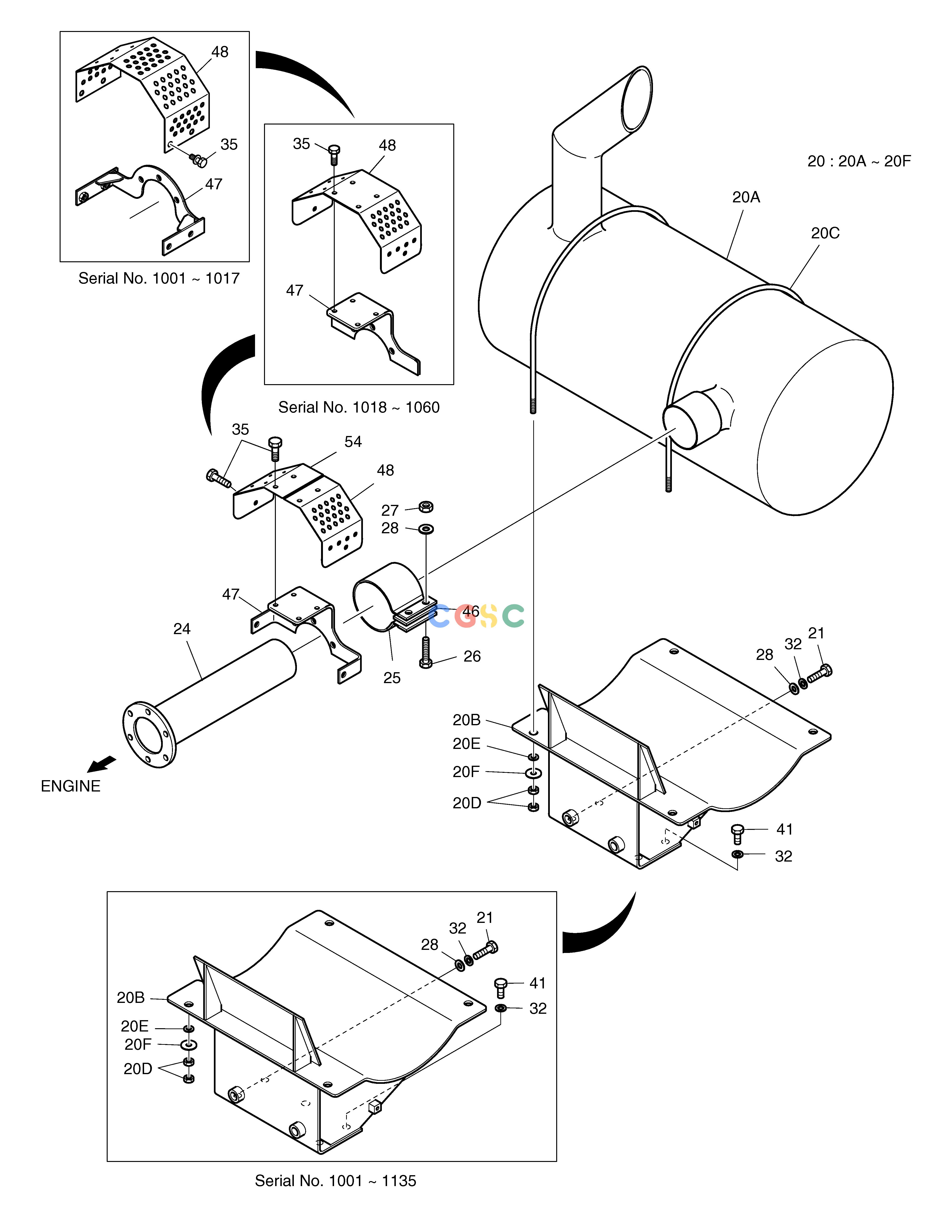 斗山零件查询MUFFLER SOLAR 340LC-V Doosan parts catalog online
