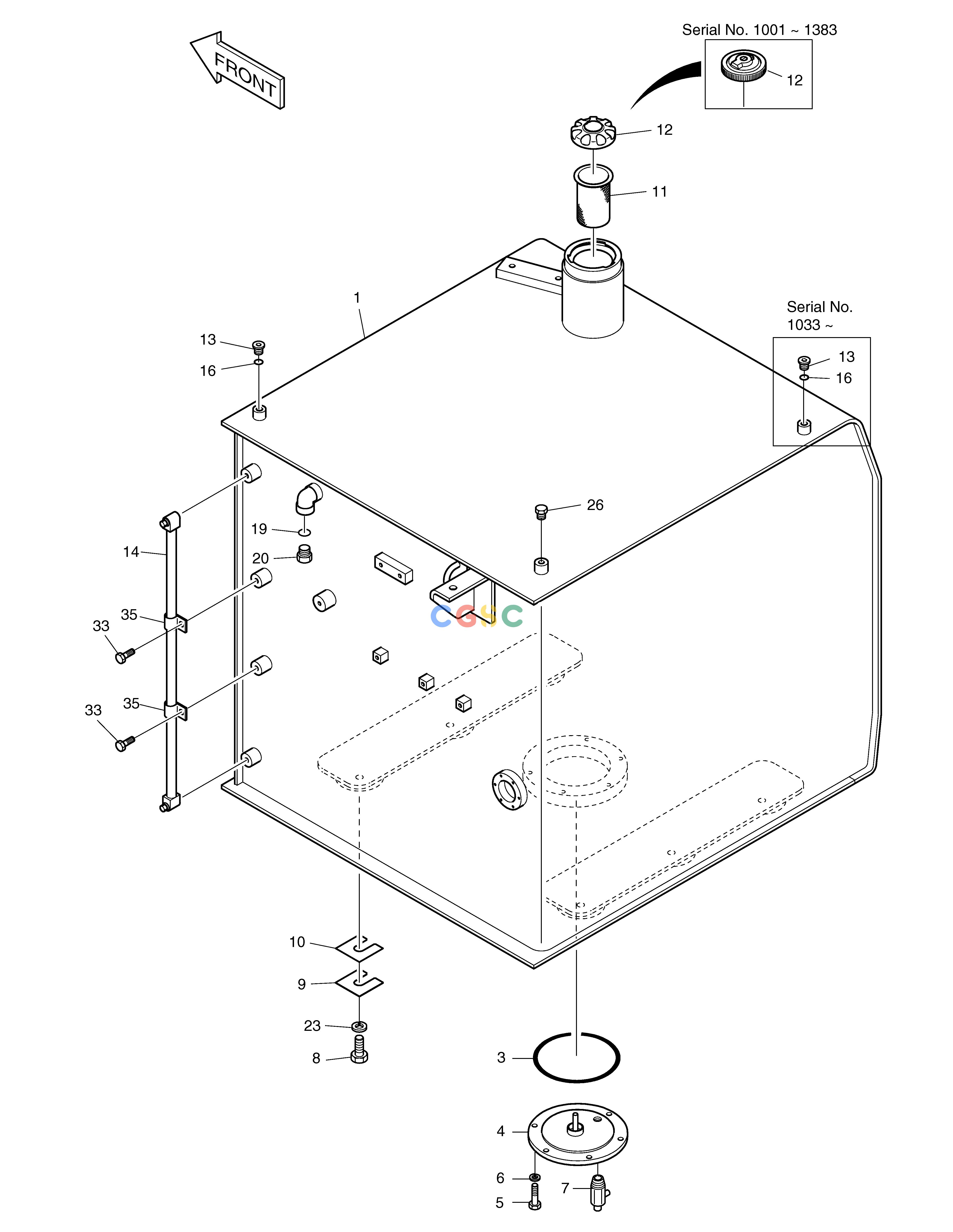 斗山零件查询FUEL TANK SOLAR 340LC-V Doosan parts catalog online