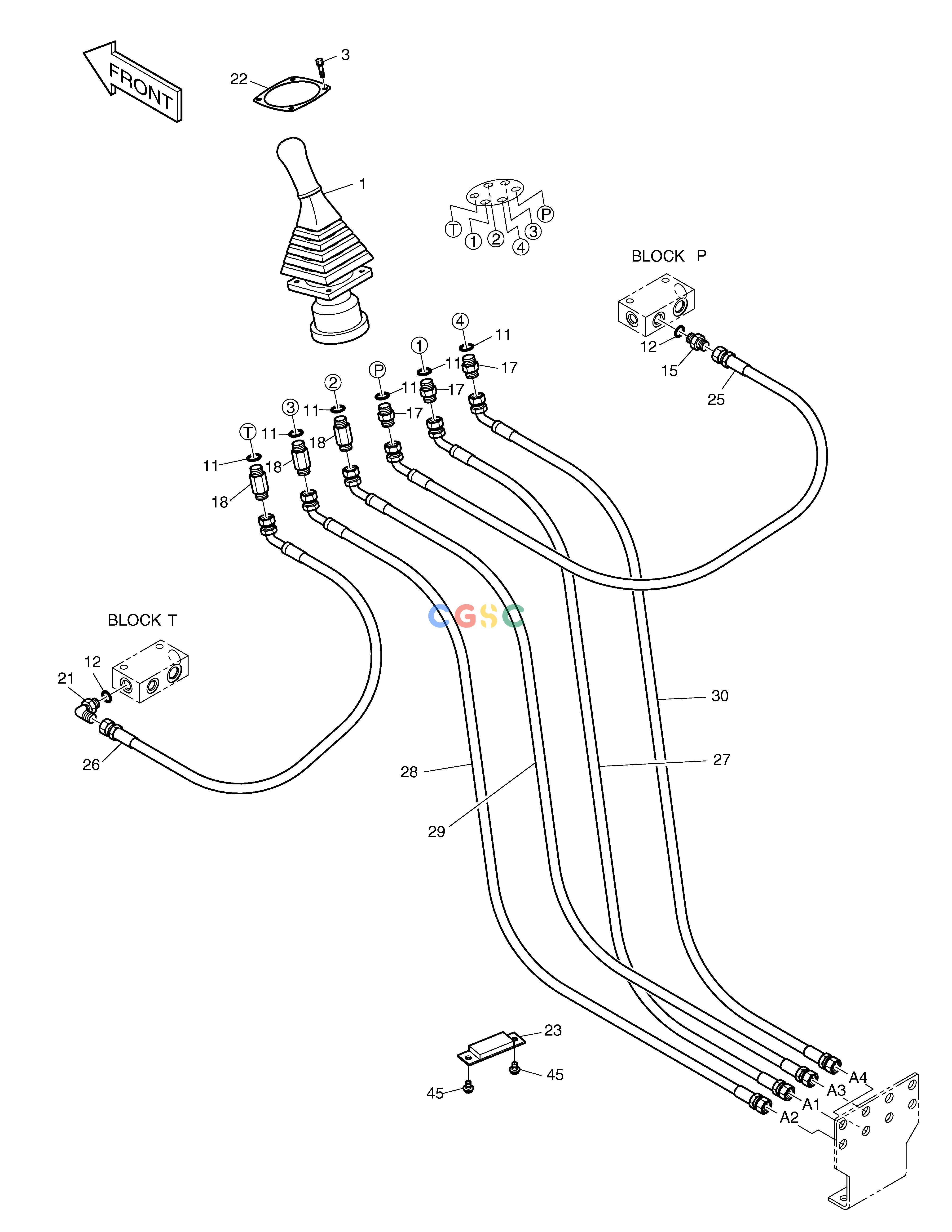 斗山零件查询PILOT PIPING(6) SOLAR 340LC-V Doosan parts catalog online