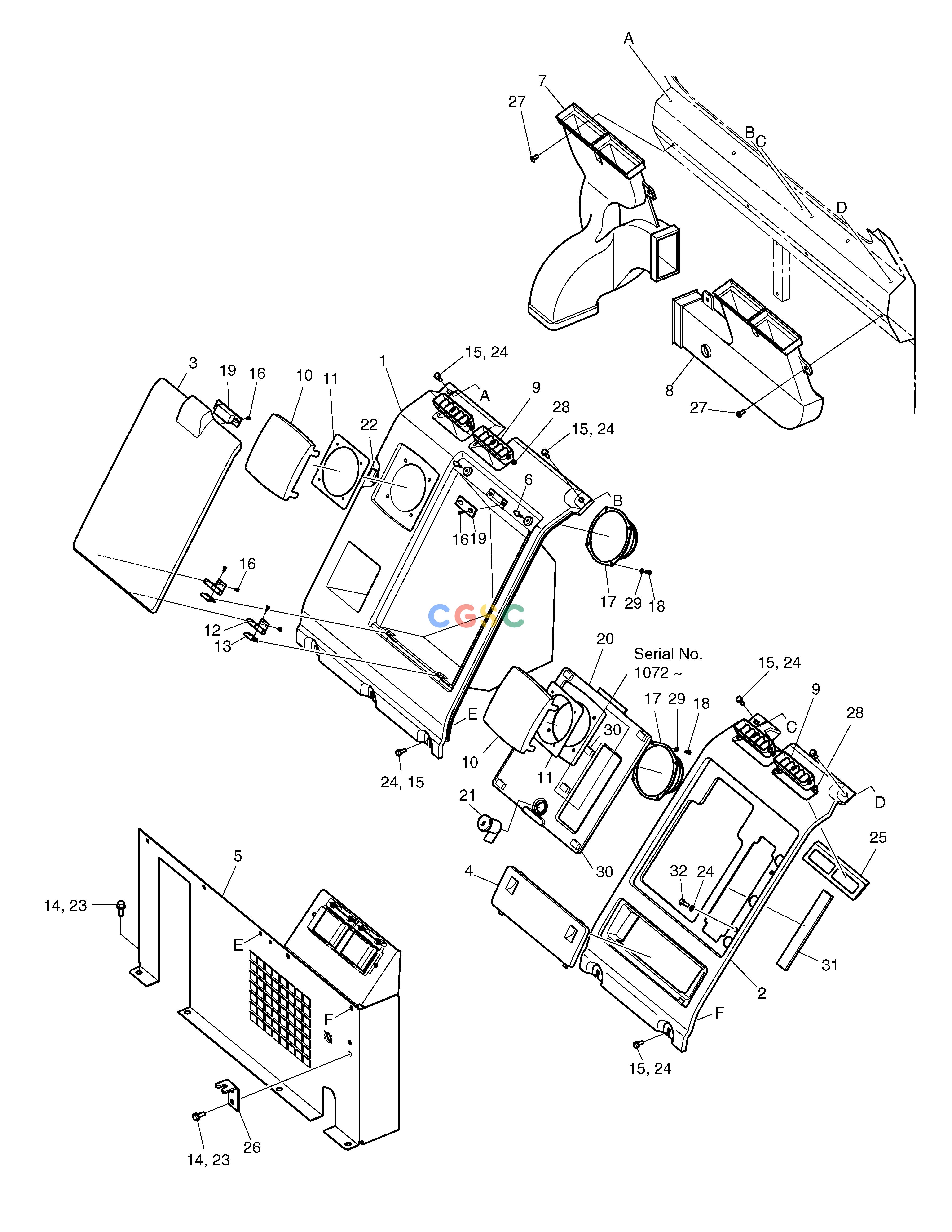 斗山零件查询HEATER COVER SOLAR 340LC-V Doosan parts catalog online