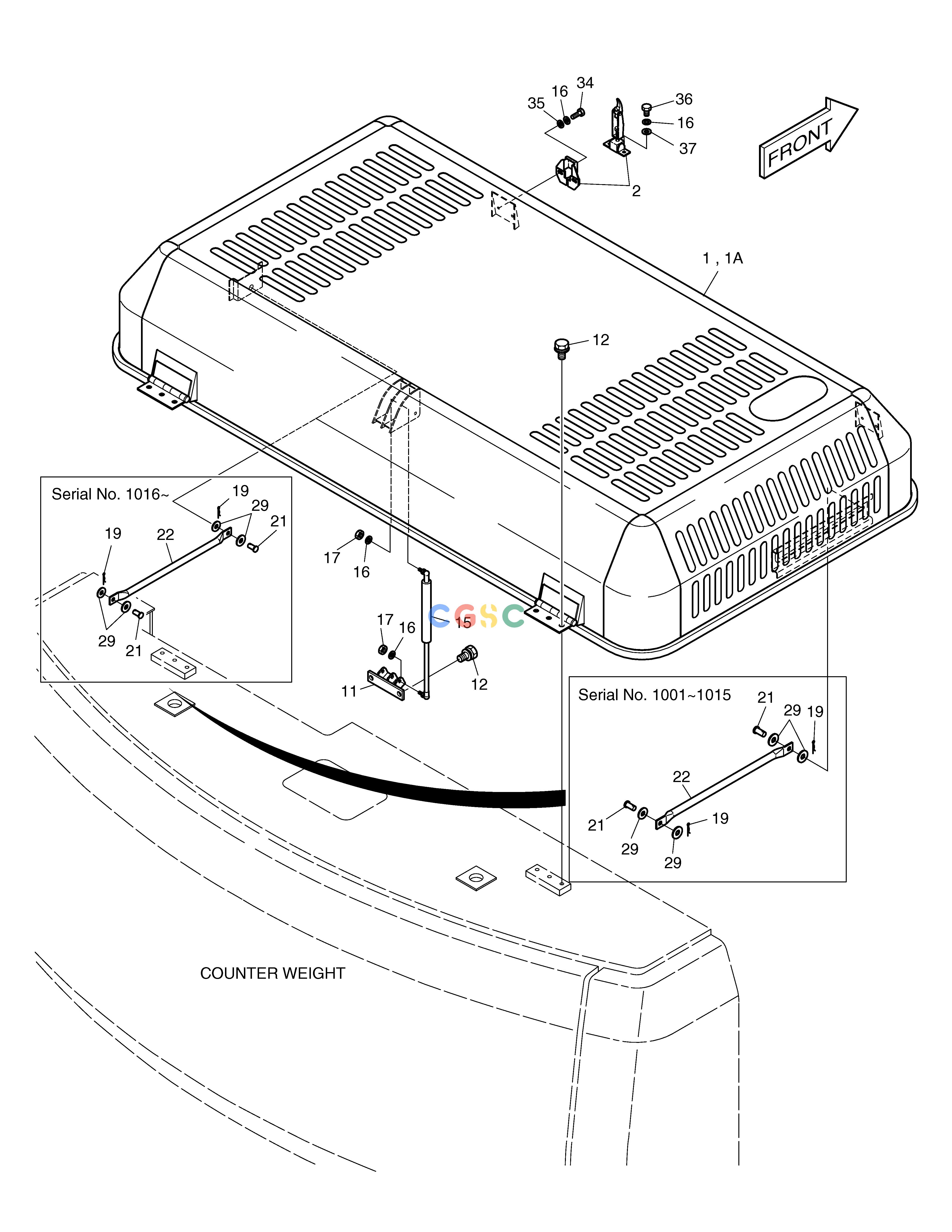斗山零件查询COVER(4) SOLAR 340LC-V Doosan parts catalog online