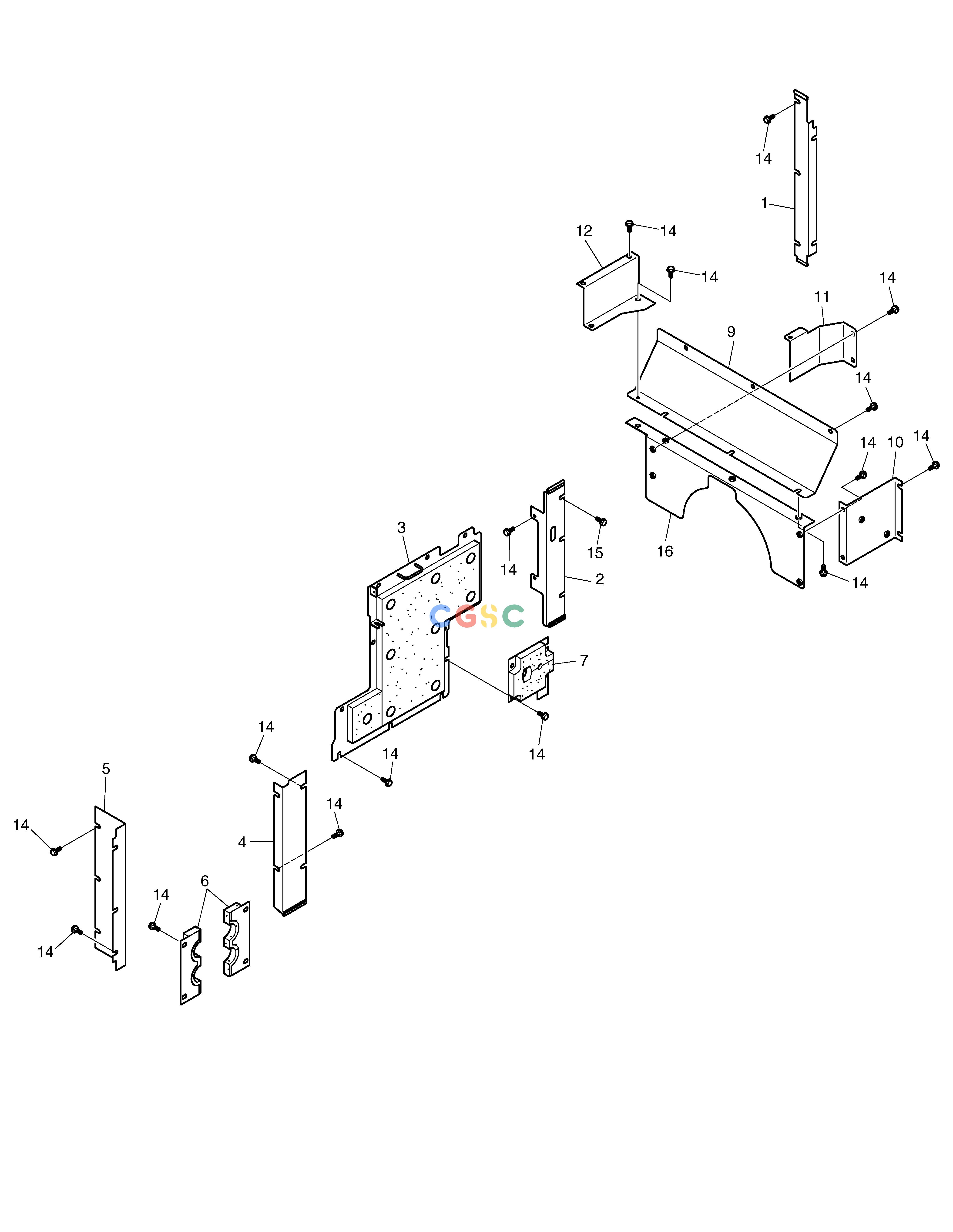 斗山零件查询BAFFLE SOLAR 340LC-V Doosan parts catalog online