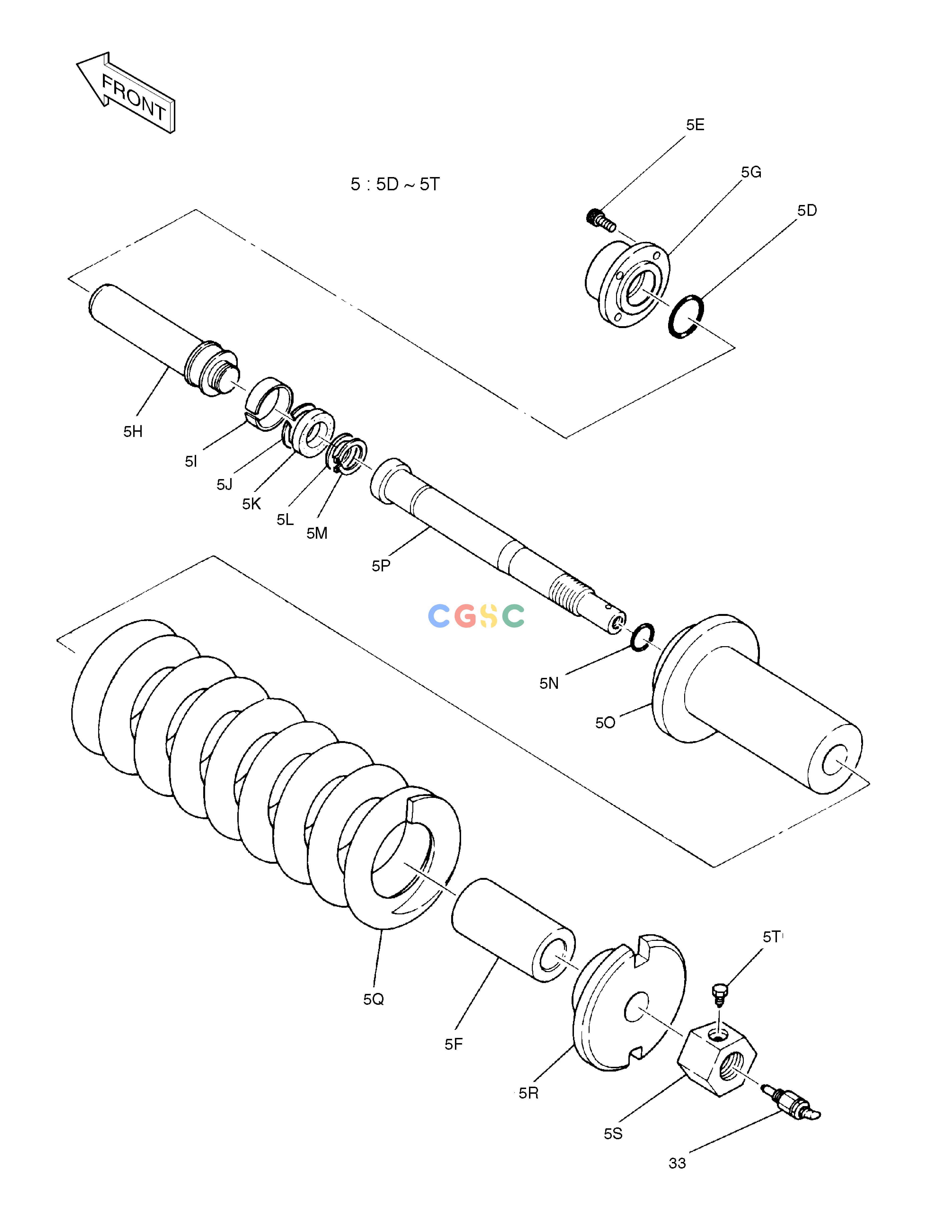 斗山零件查询TRACK SPRING-TRACK WIDTH 3280mm SOLAR 340LC-V Doosan parts catalog online