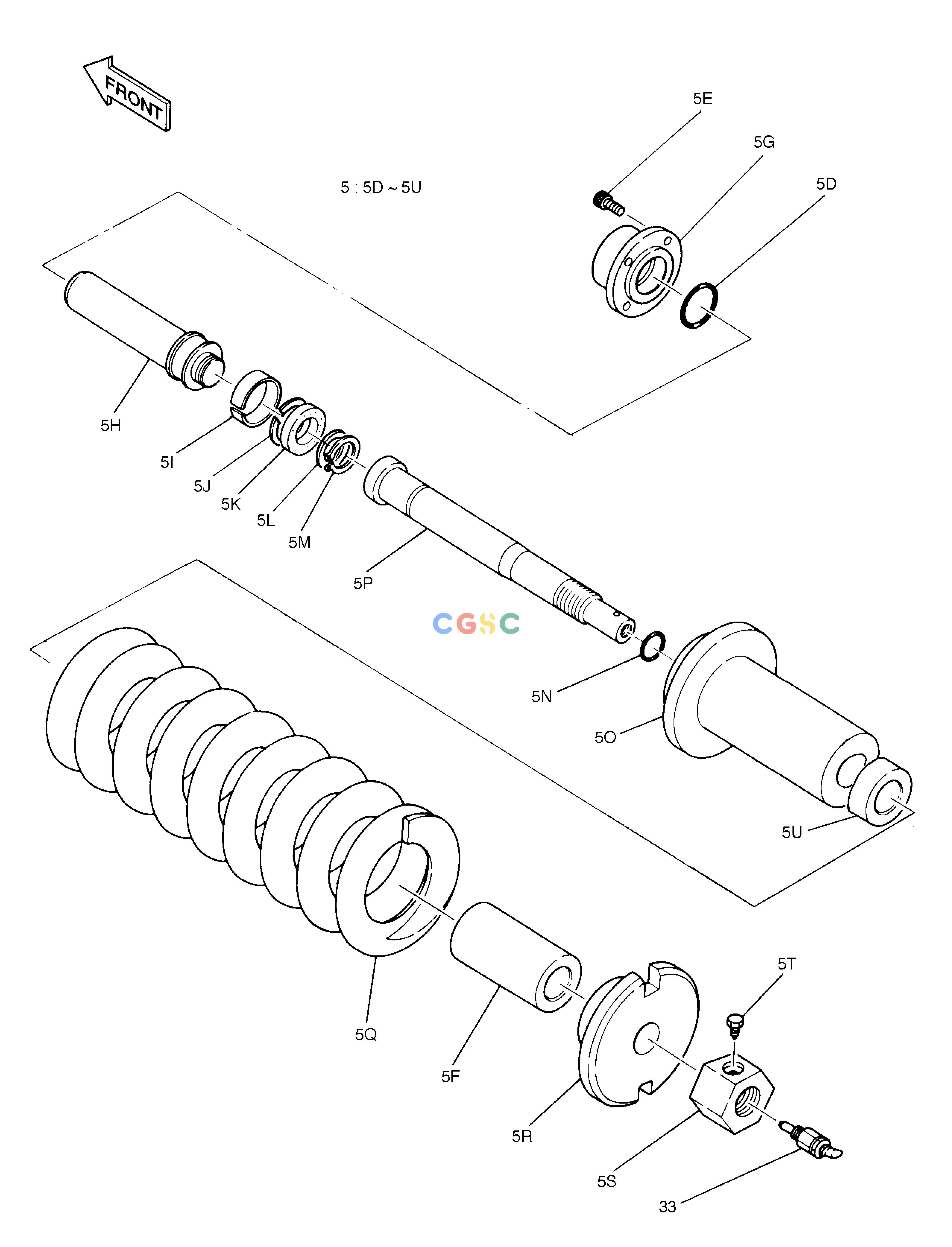 斗山零件查询TRACK SPRING-TRACK WIDTH 3000mm OPTION SOLAR 340LC-V Doosan parts catalog online
