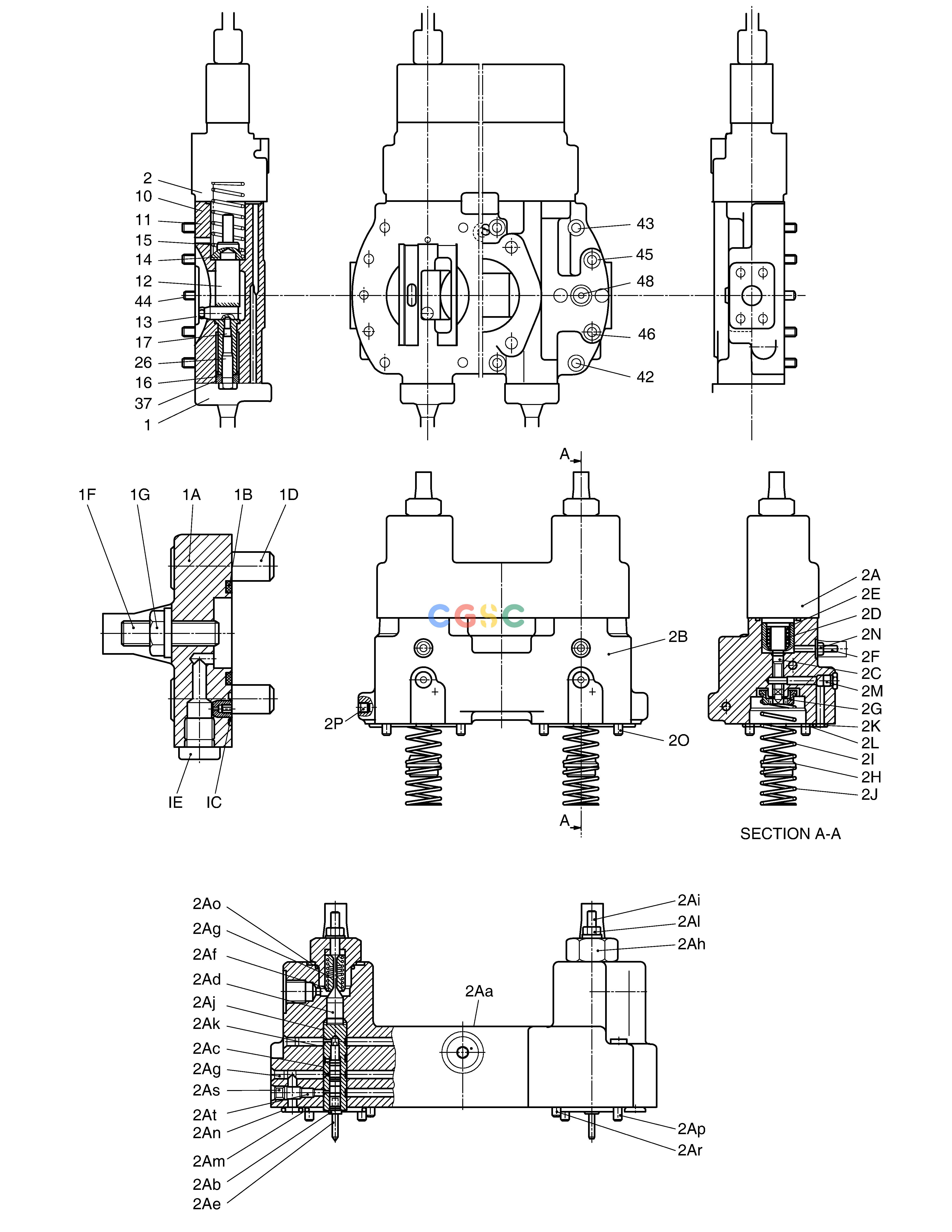 斗山零件查询MAIN PUMP-CONTROL SOLAR 340LC-V Doosan parts catalog online