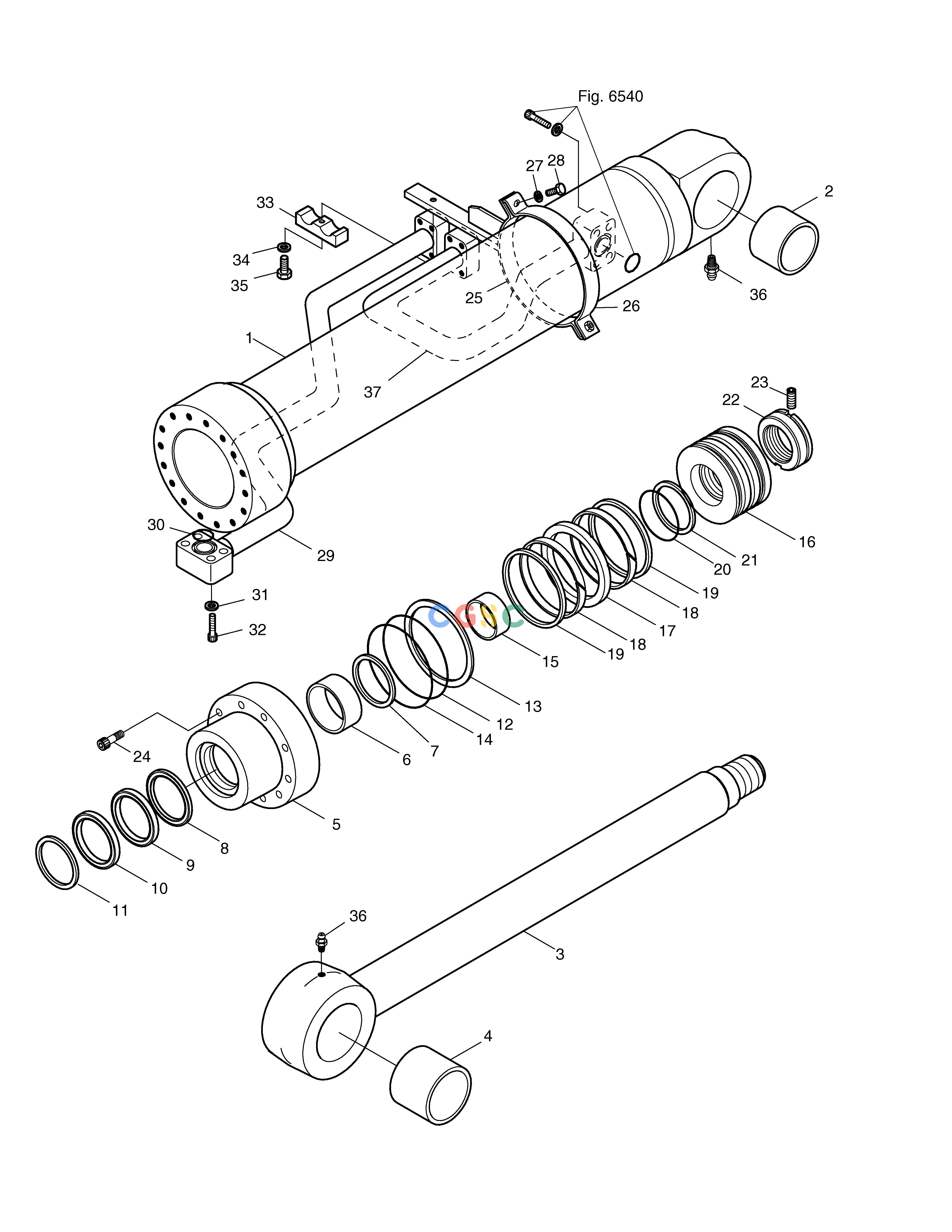 斗山零件查询BOOM CYLINDER(L.H)-LOCK VALVE SOLAR 340LC-V Doosan parts catalog online