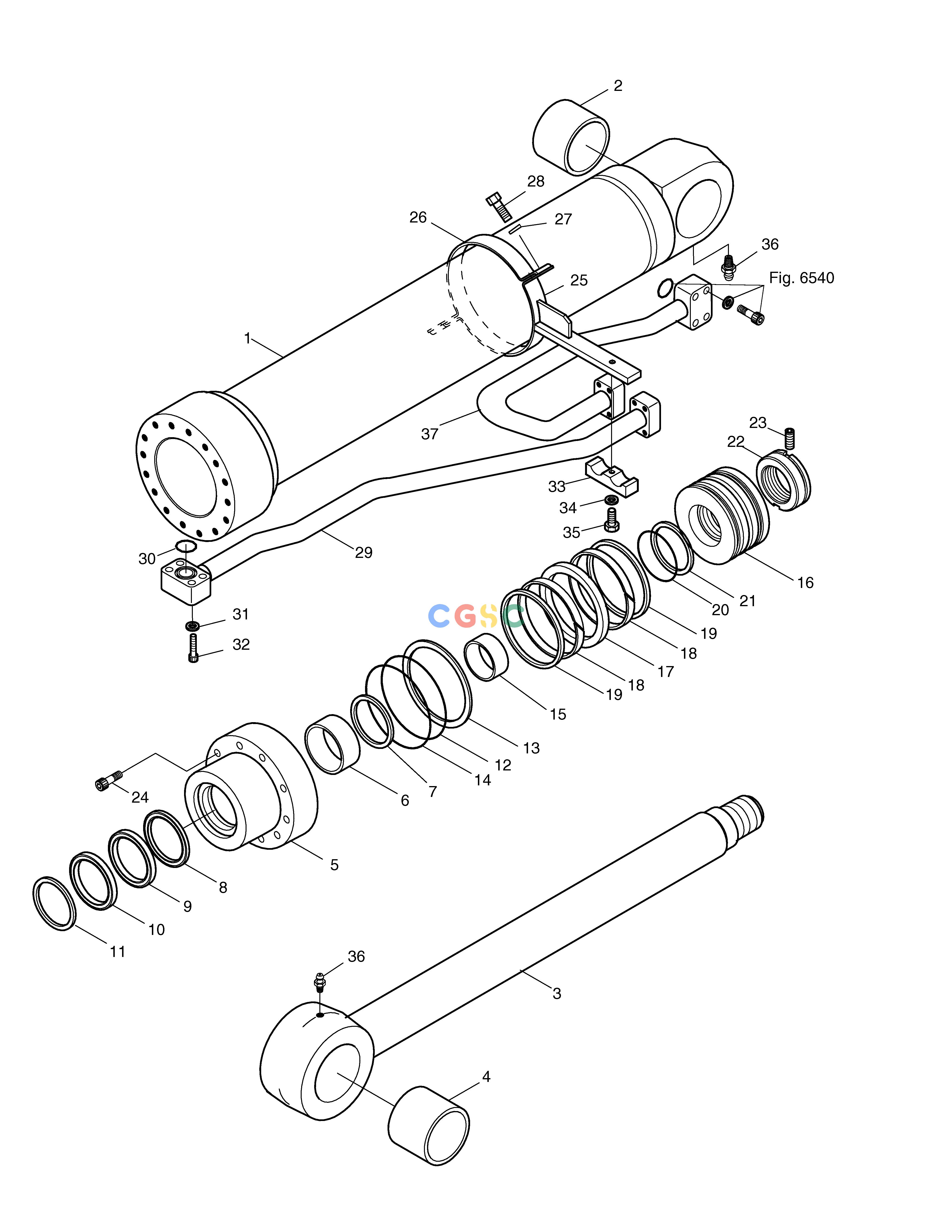 斗山零件查询BOOM CYLINDER(R.H)-LOCK VALVE SOLAR 340LC-V Doosan parts catalog online