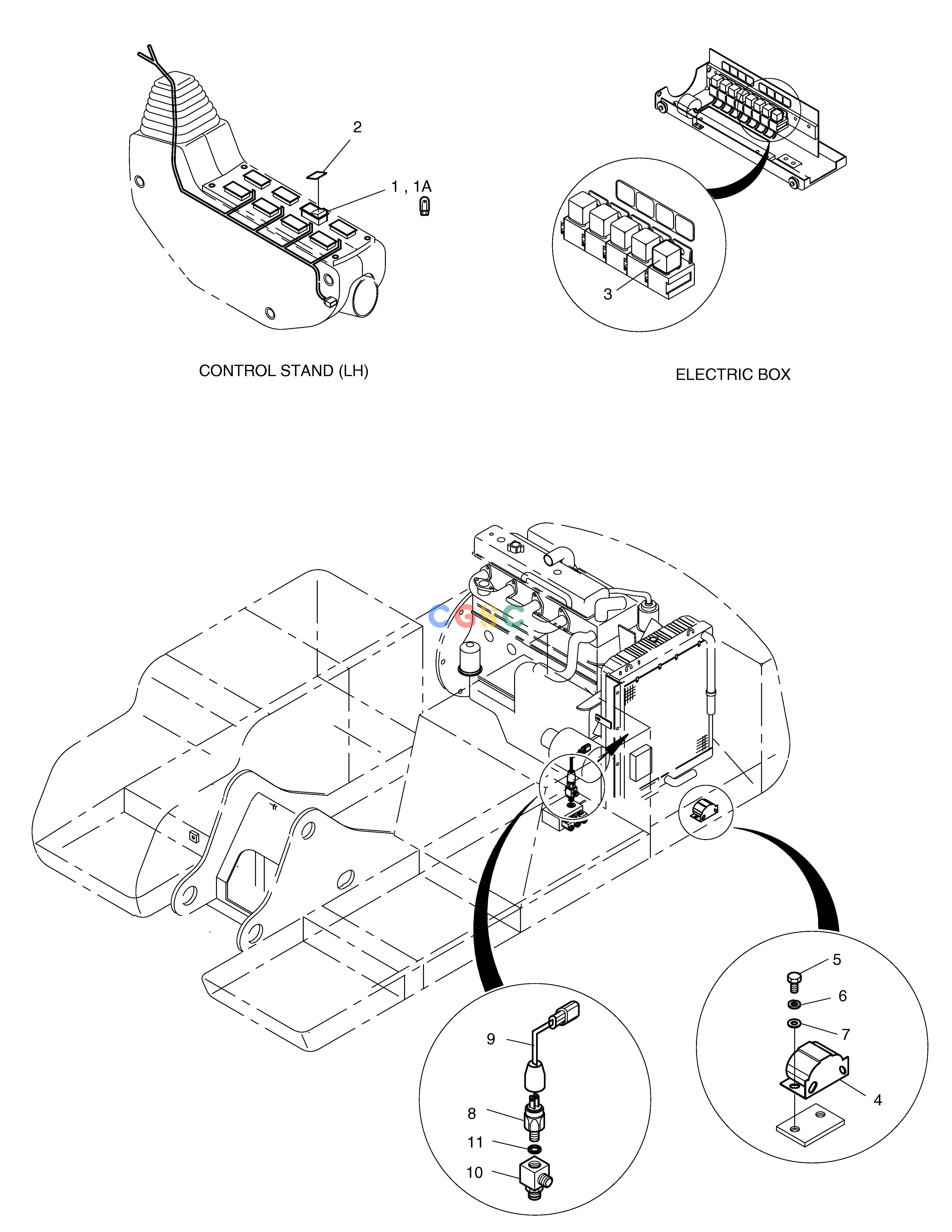 斗山零件查询TRAVEL/SWING ALARM ASS'Y SOLAR 340LC-V Doosan parts catalog online