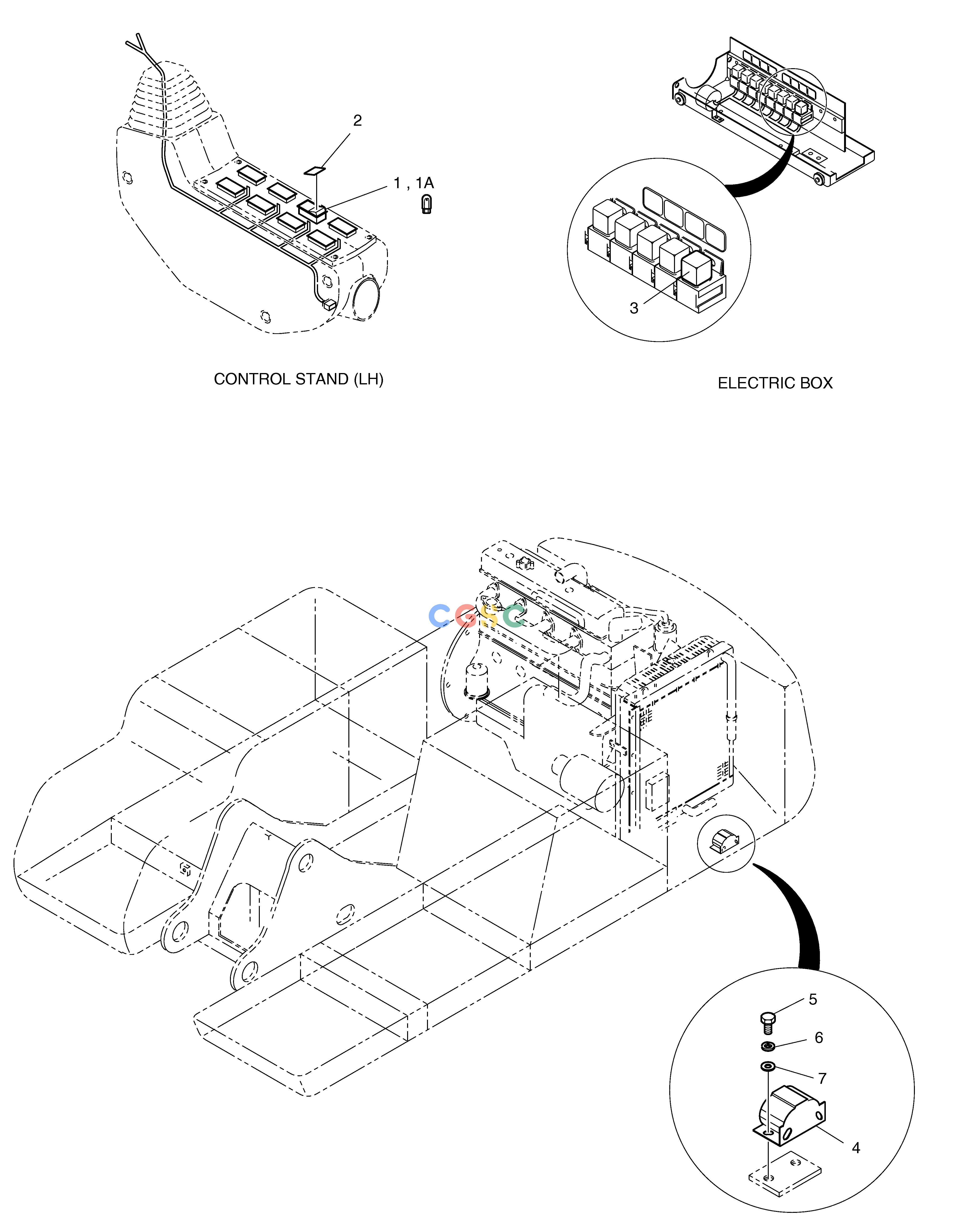 斗山零件查询TRAVEL ALARM ASS'Y SOLAR 340LC-V Doosan parts catalog online