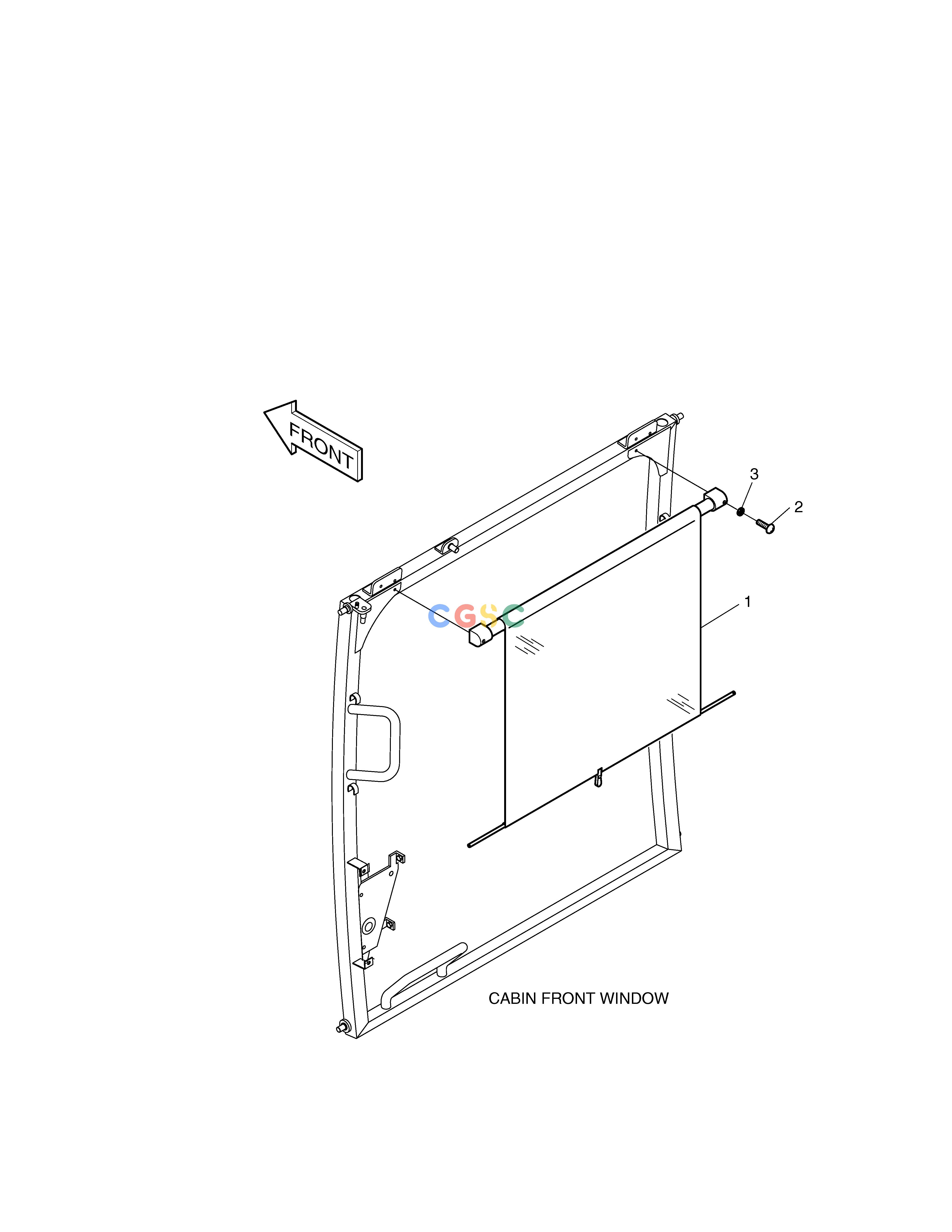 斗山零件查询SUN VISOR ASS'Y SOLAR 340LC-V Doosan parts catalog online