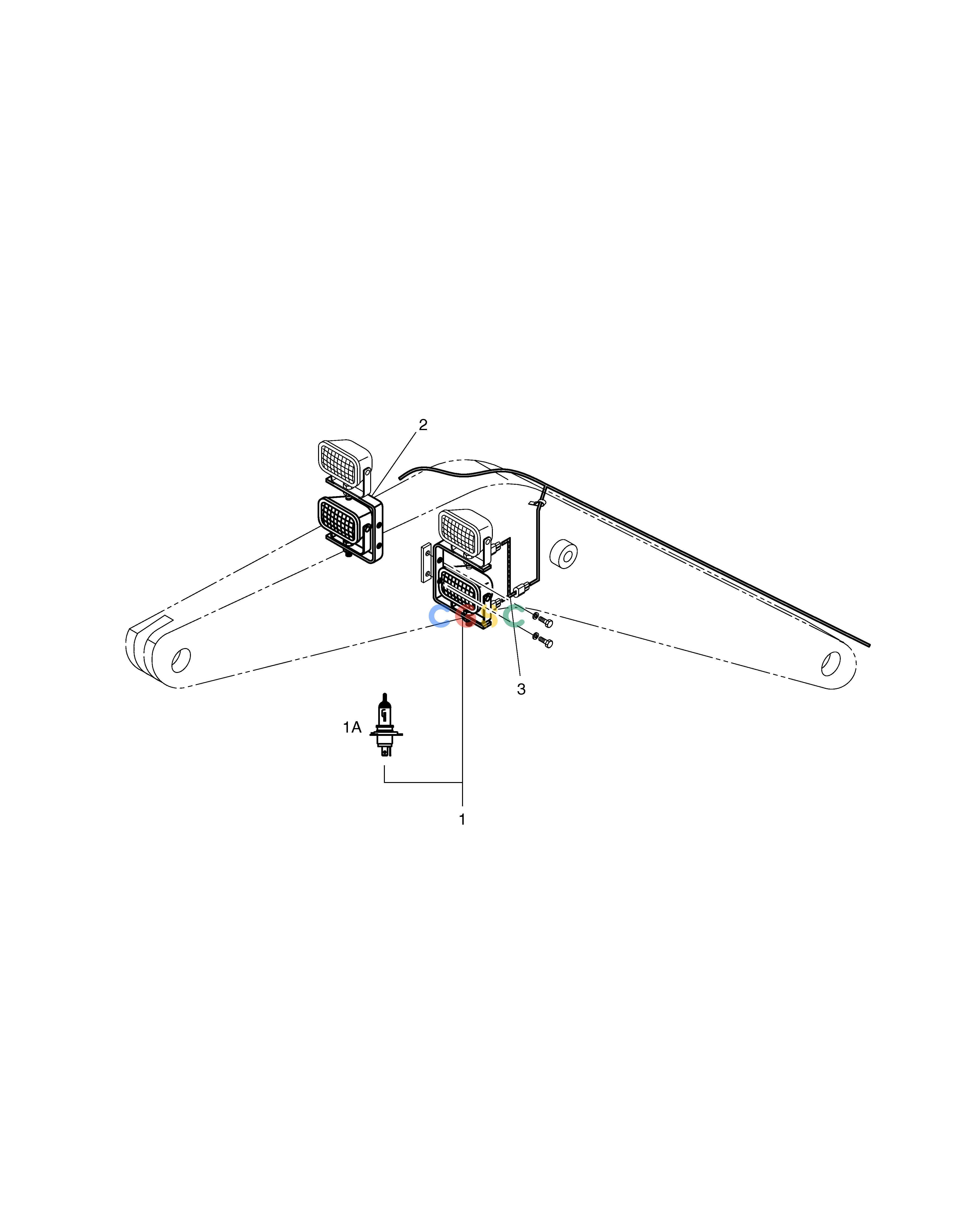 斗山零件查询ADDITIONAL WORKING LAMP SOLAR 340LC-V Doosan parts catalog online