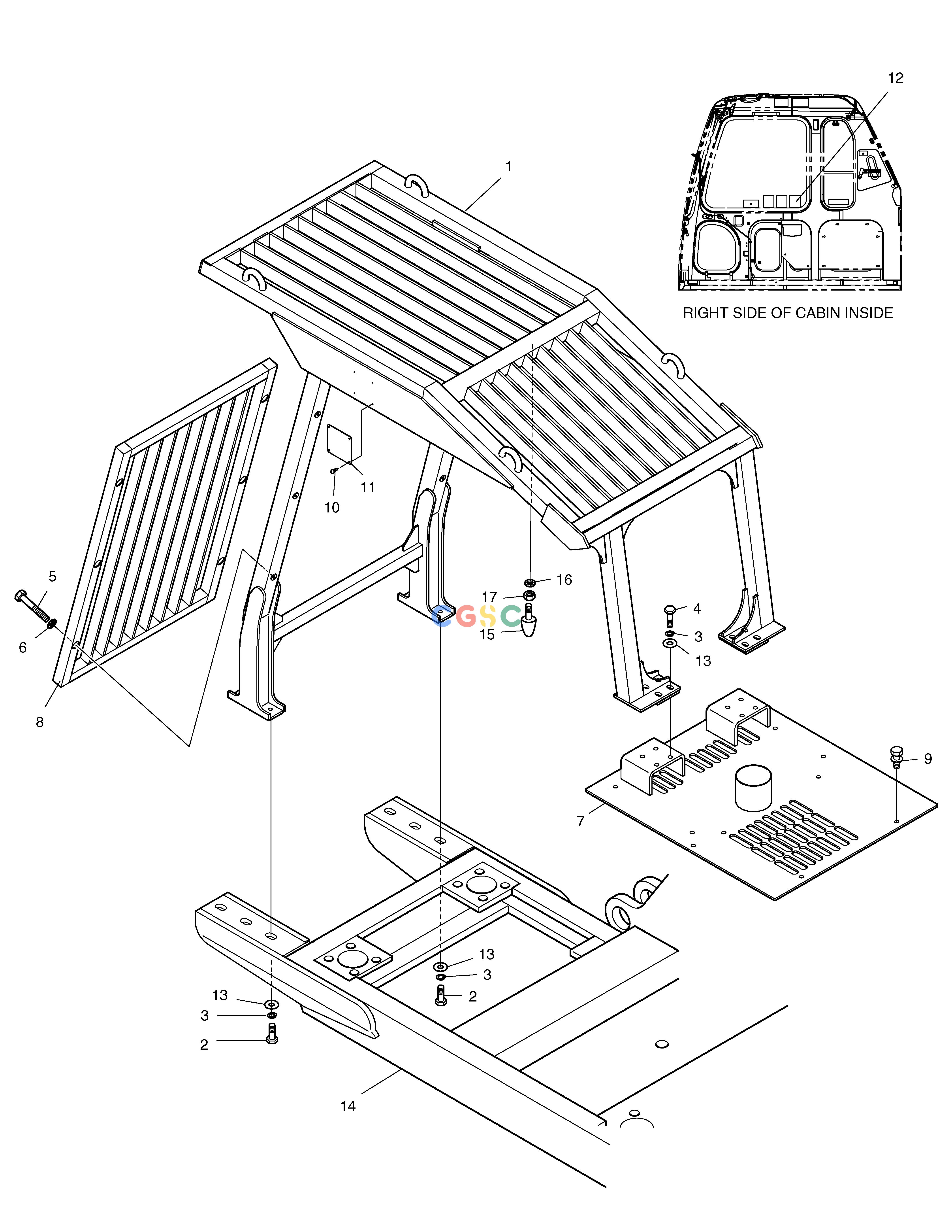 斗山零件查询F.O.G.S ASS'Y SOLAR 340LC-V Doosan parts catalog online
