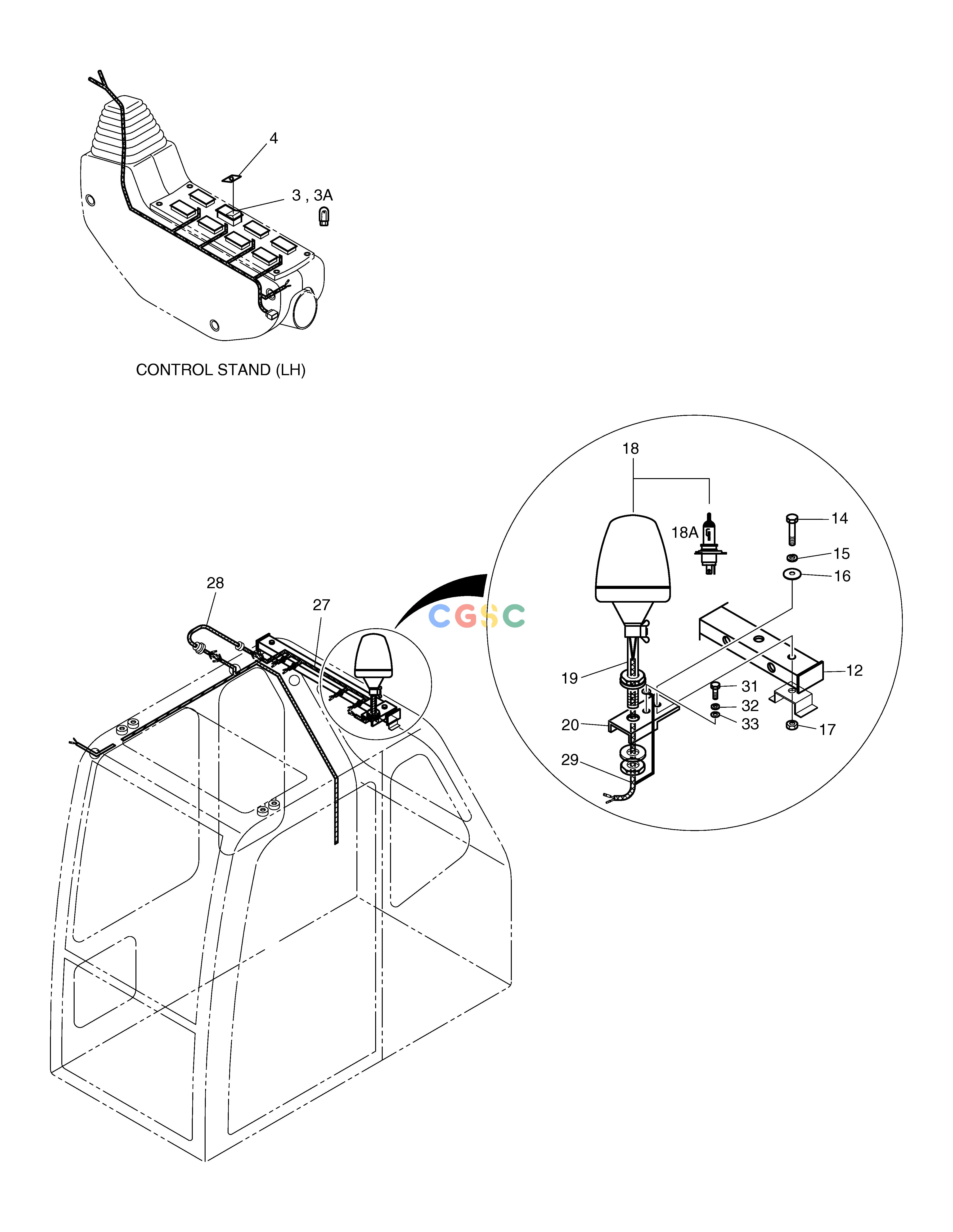 斗山零件查询ROTATING BEACON SOLAR 225LC-V Doosan parts catalog online