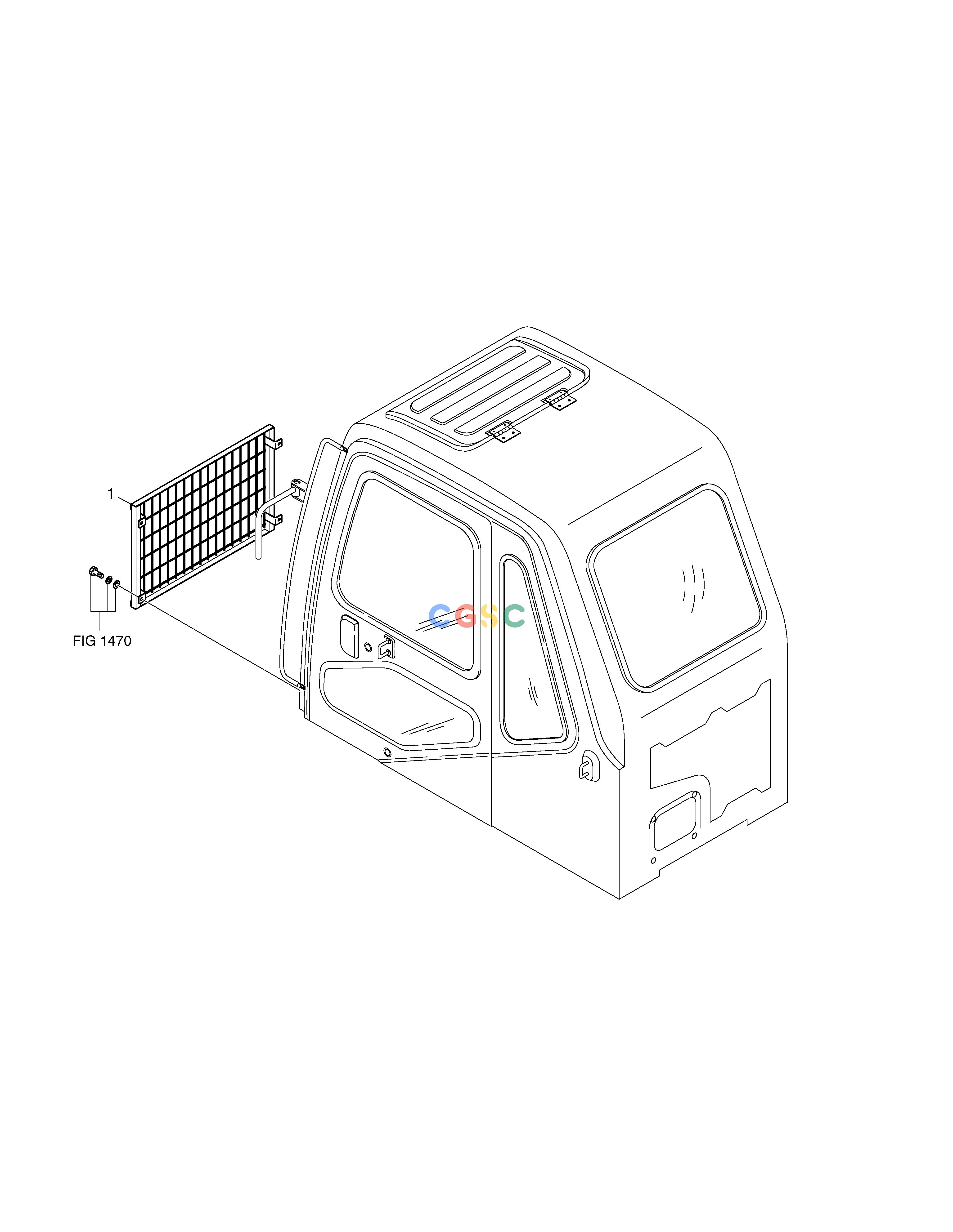 斗山零件查询CABIN LOW GUARD SOLAR 225LC-V Doosan parts catalog online