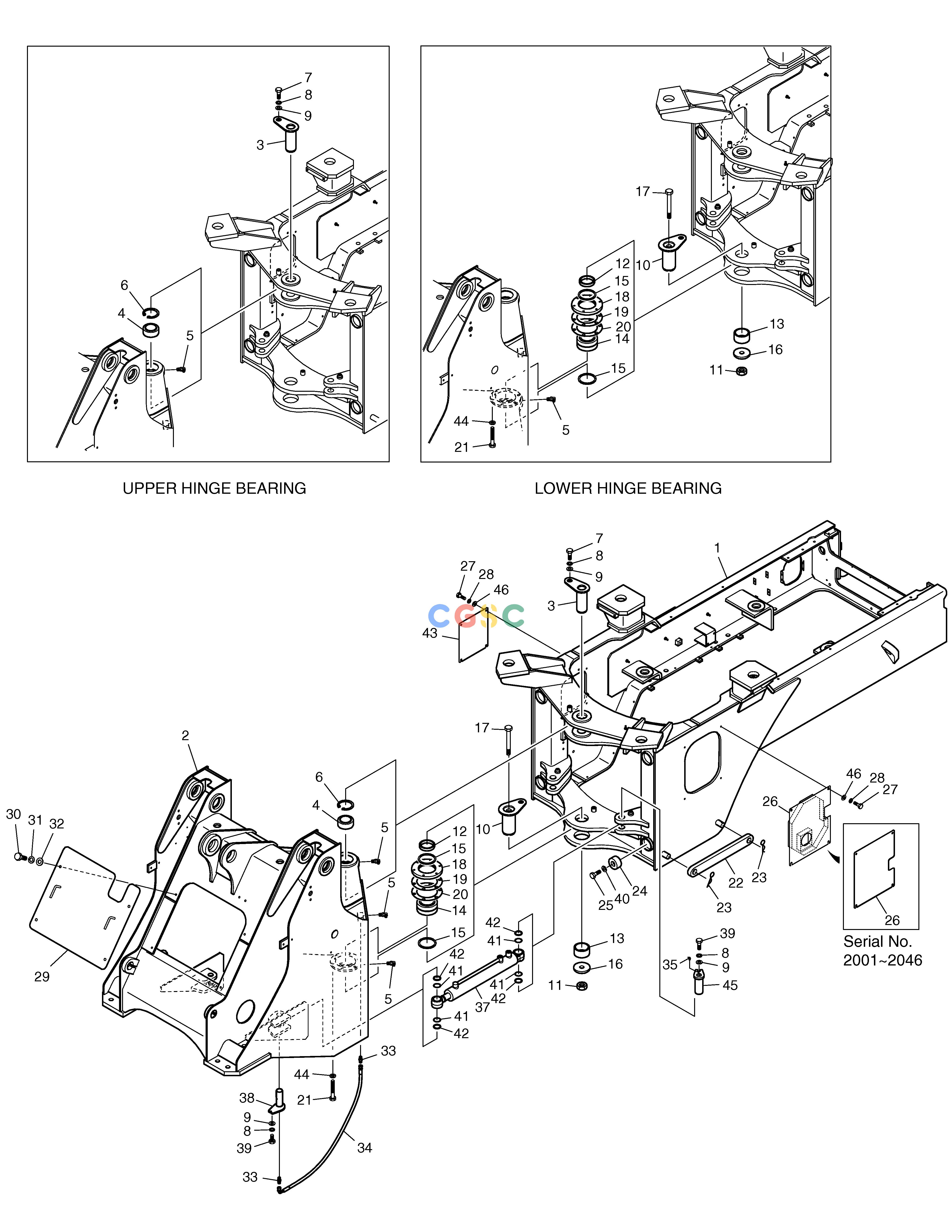 斗山零件查询FRAME MEGA 160 TIER-II Doosan parts catalog online