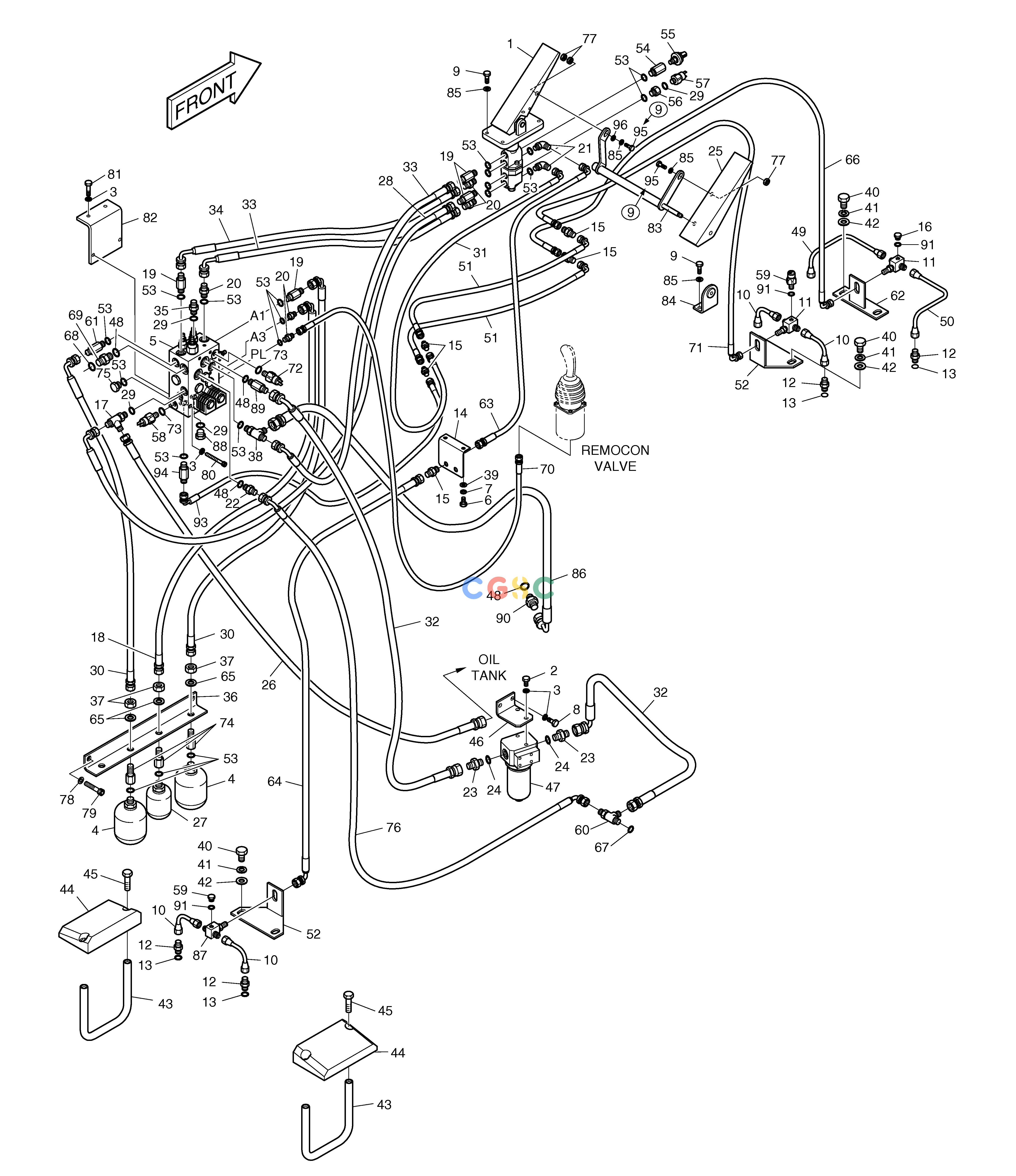 斗山零件查询BRAKE PIPING MEGA 160 TIER-II Doosan parts catalog online