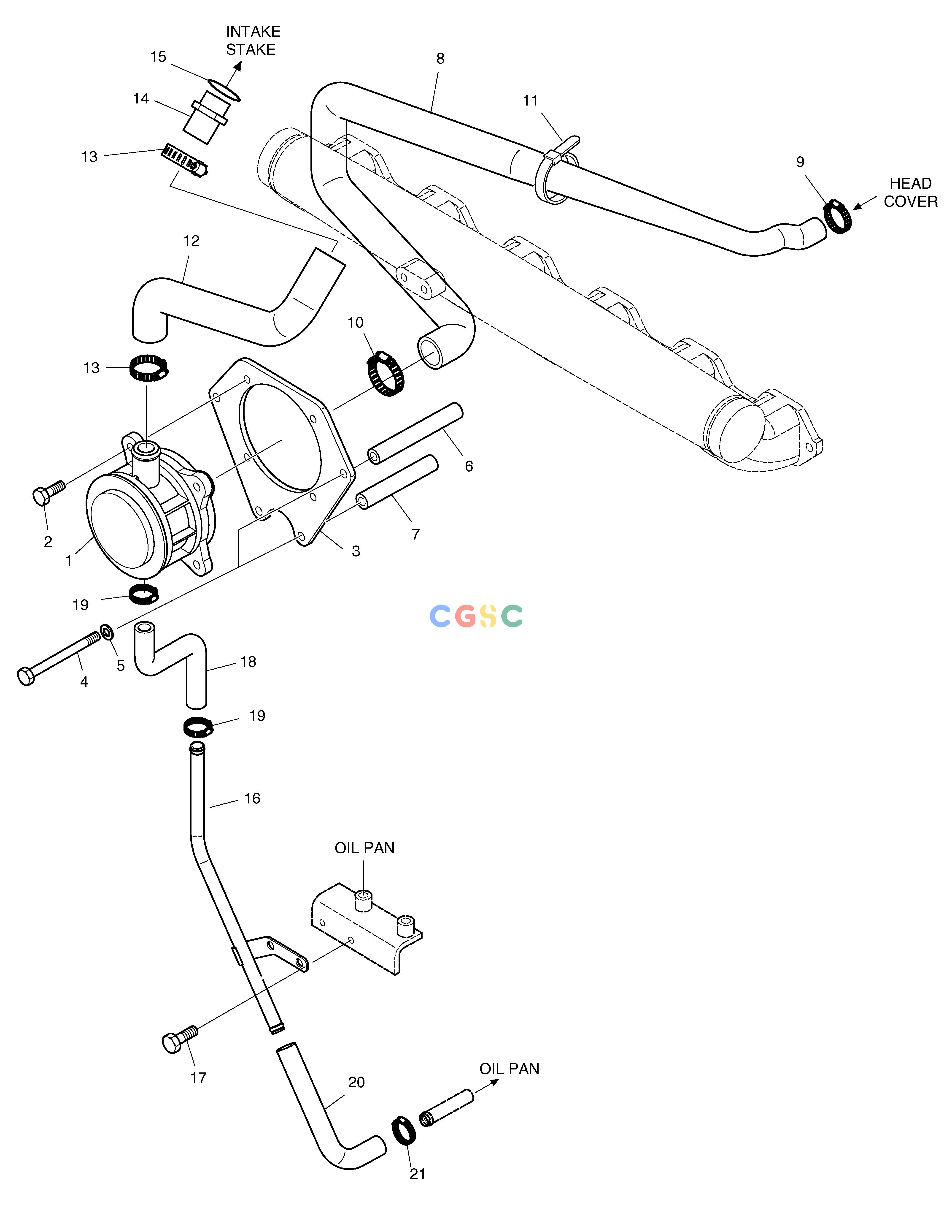 斗山零件查询BREATHER PIPE MEGA 160 TIER-II Doosan parts catalog online