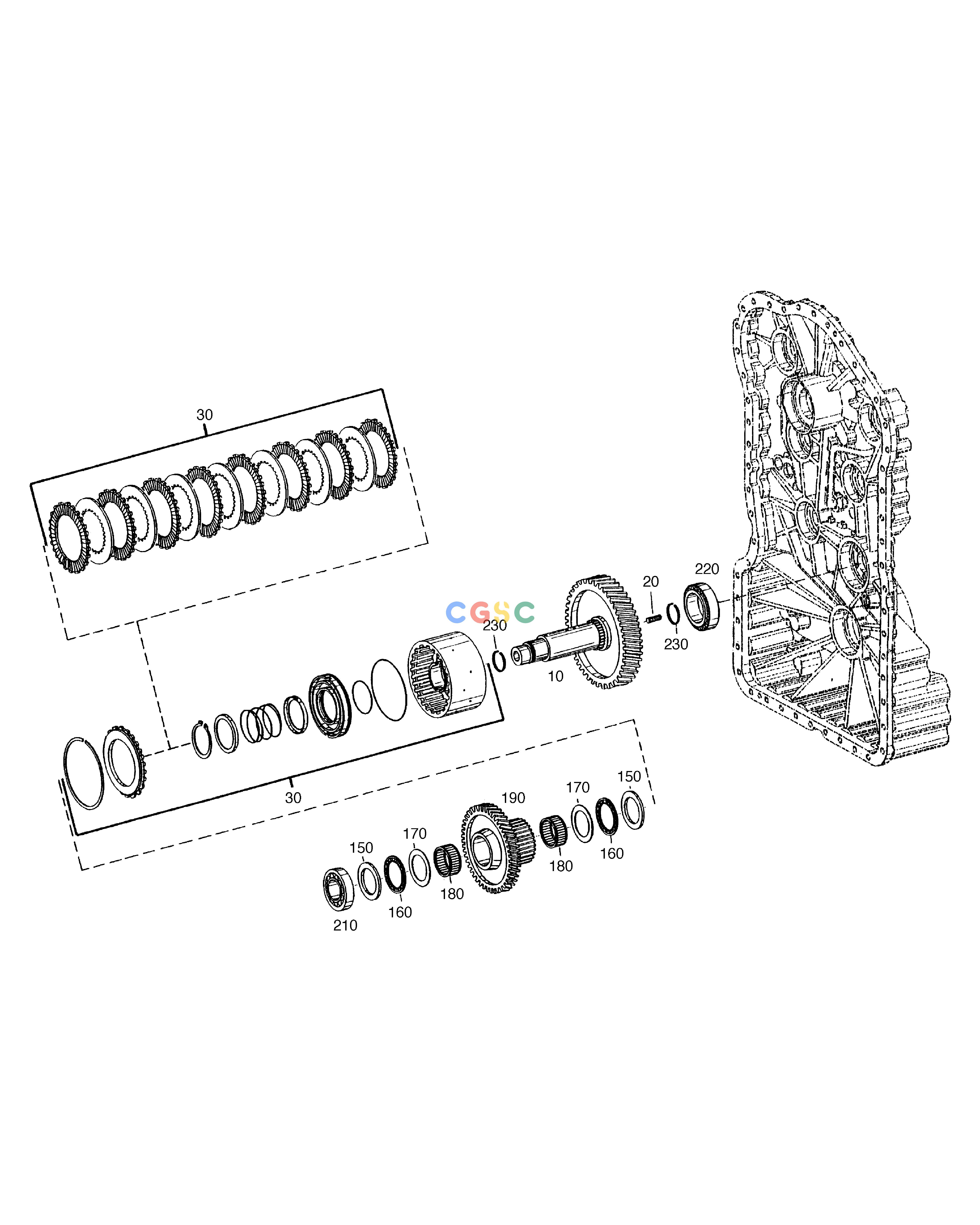 斗山零件查询COUPLING K3-TRANSMISSION MEGA 160 TIER-II Doosan parts catalog online