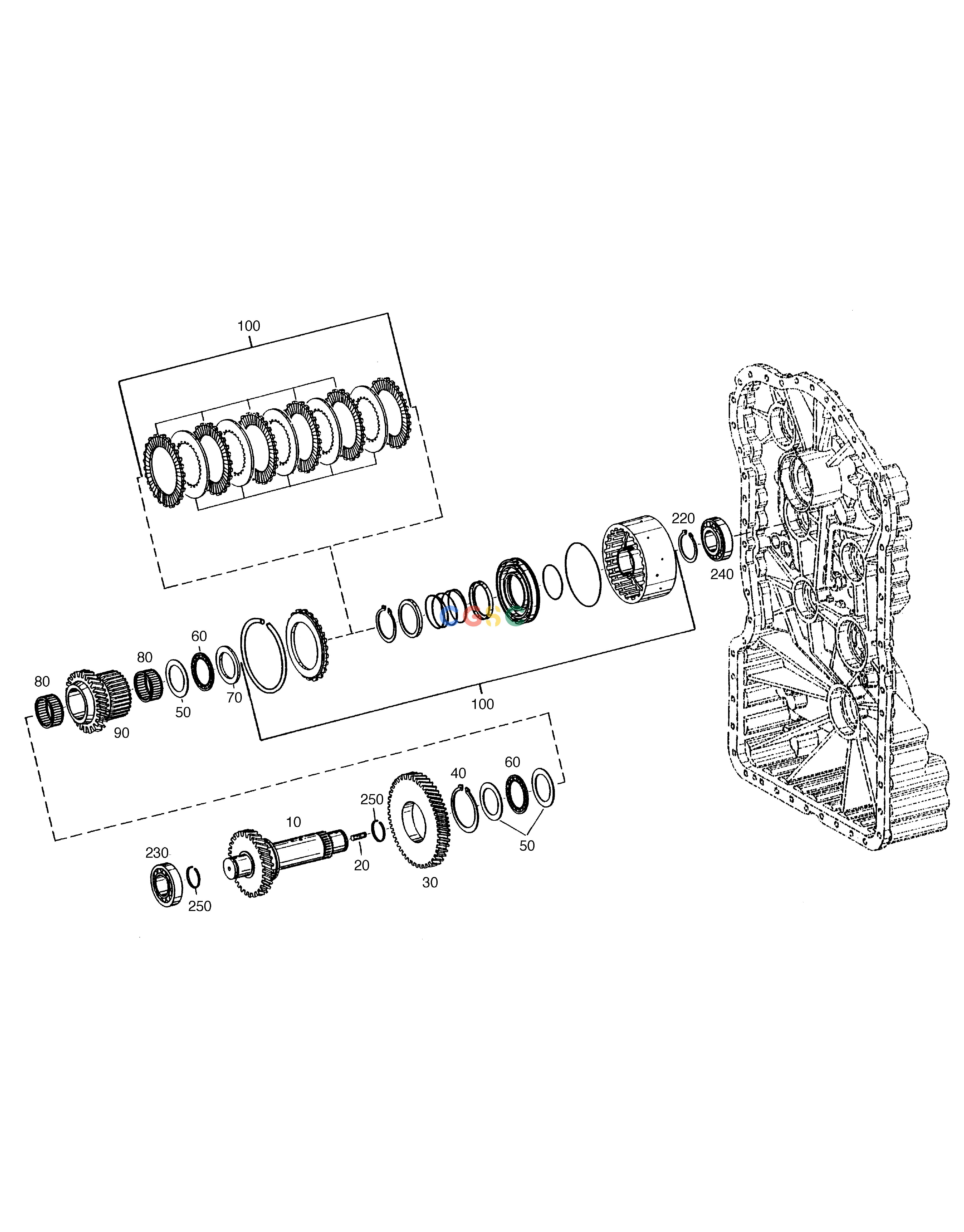 斗山零件查询COUPLING K4-TRANSMISSION MEGA 160 TIER-II Doosan parts catalog online