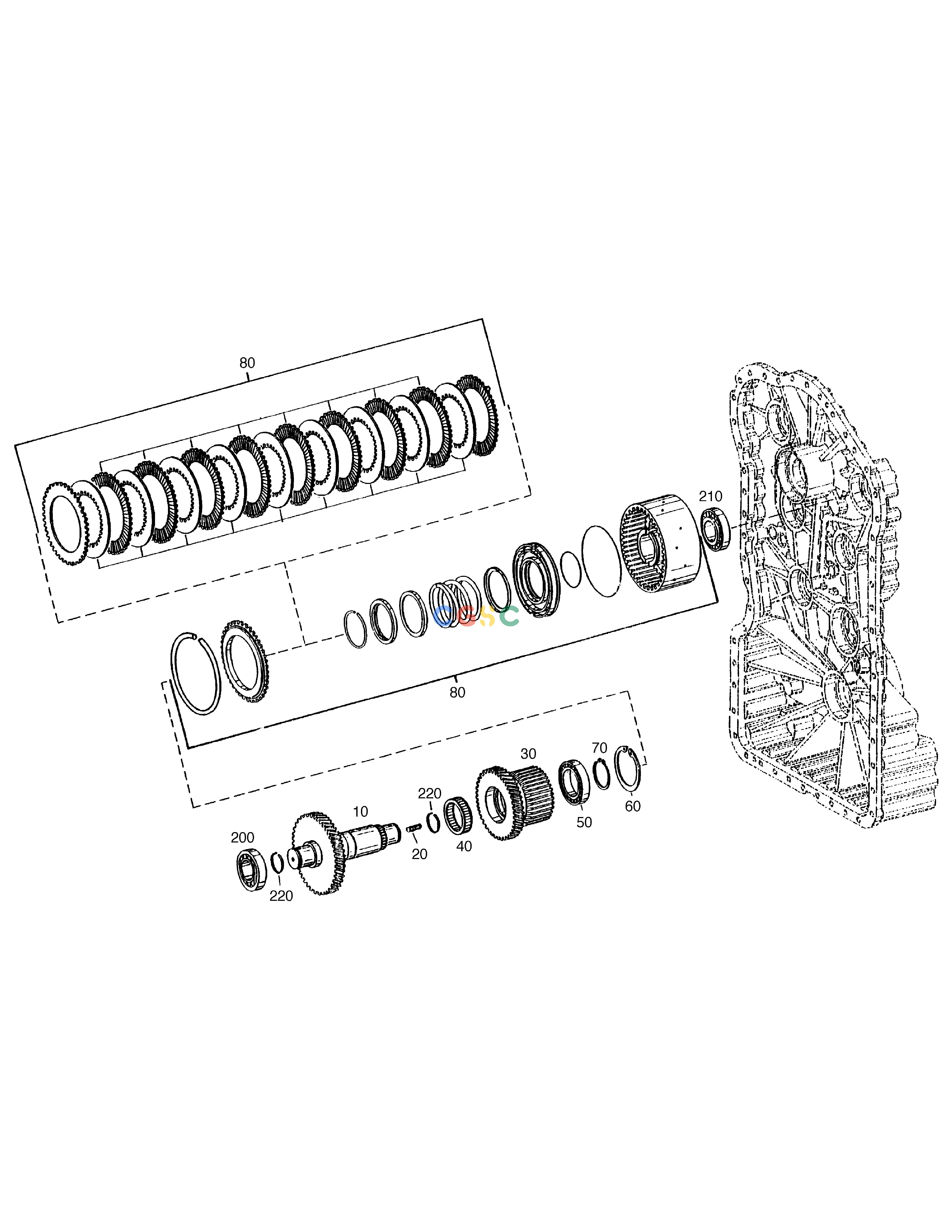 斗山零件查询COUPLING KV-TRANSMISSION MEGA 160 TIER-II Doosan parts catalog online