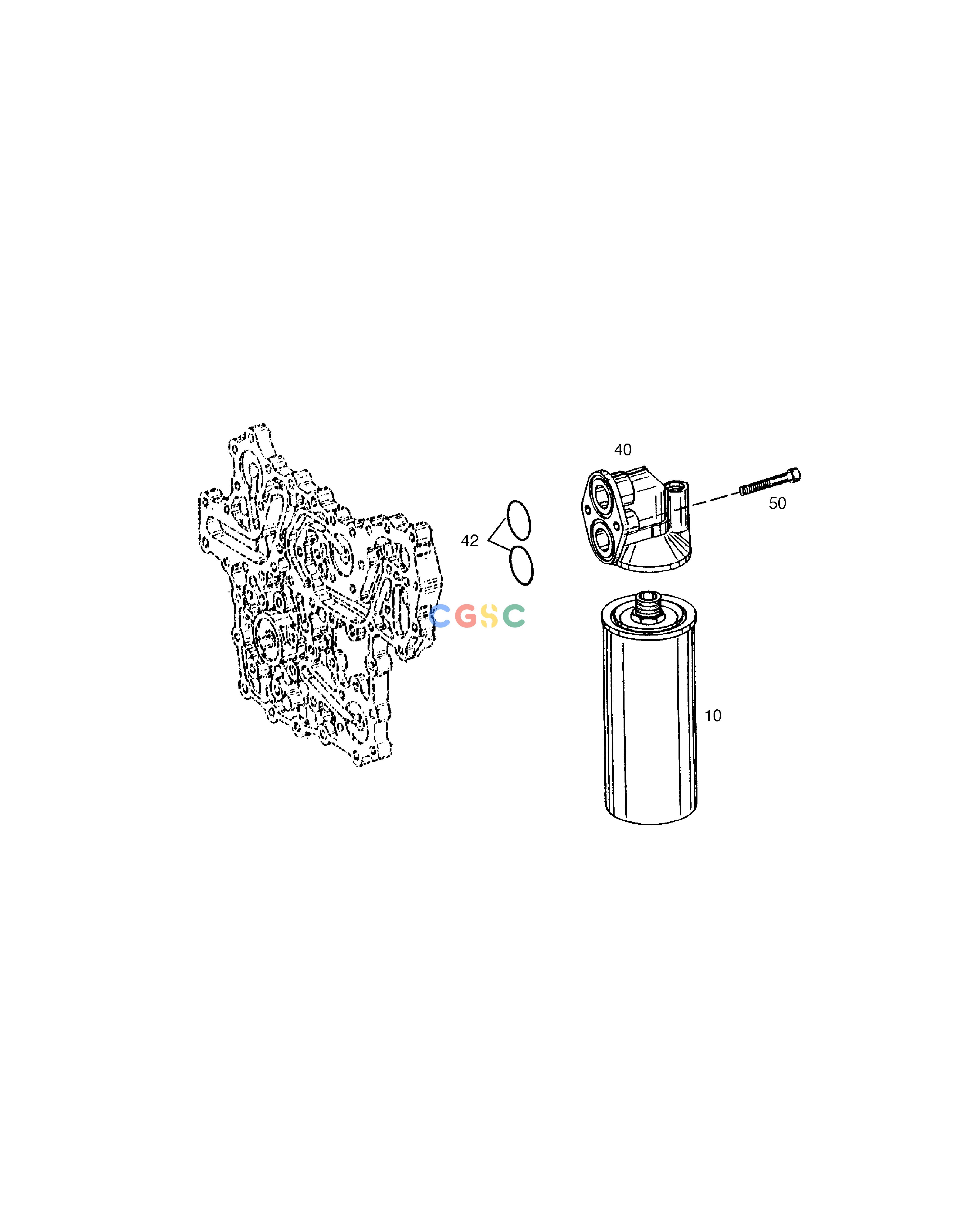 斗山零件查询FILTER-TRANSMISSION MEGA 160 TIER-II Doosan parts catalog online