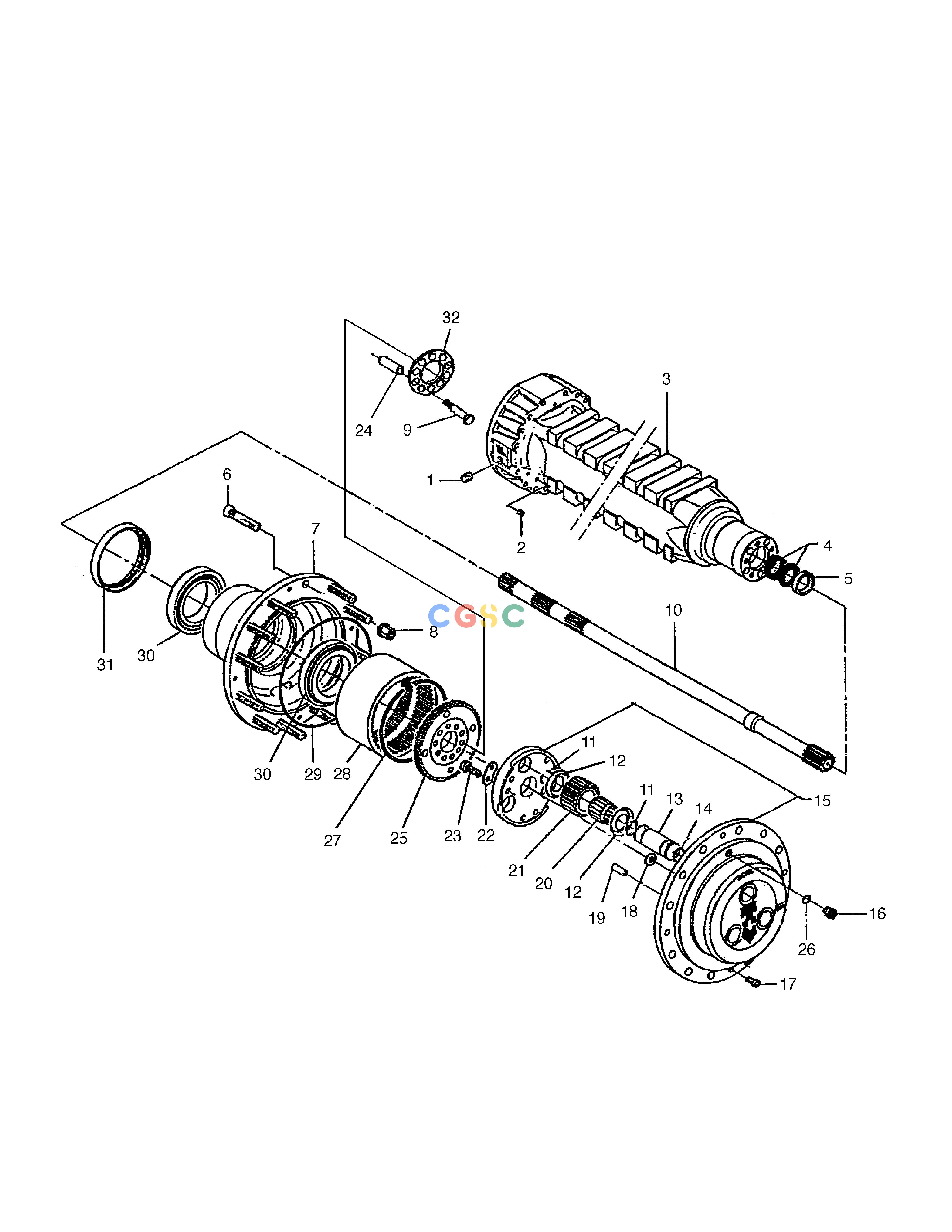 斗山零件查询FRONT PLANET GEAR MEGA 160 TIER-II Doosan parts catalog online