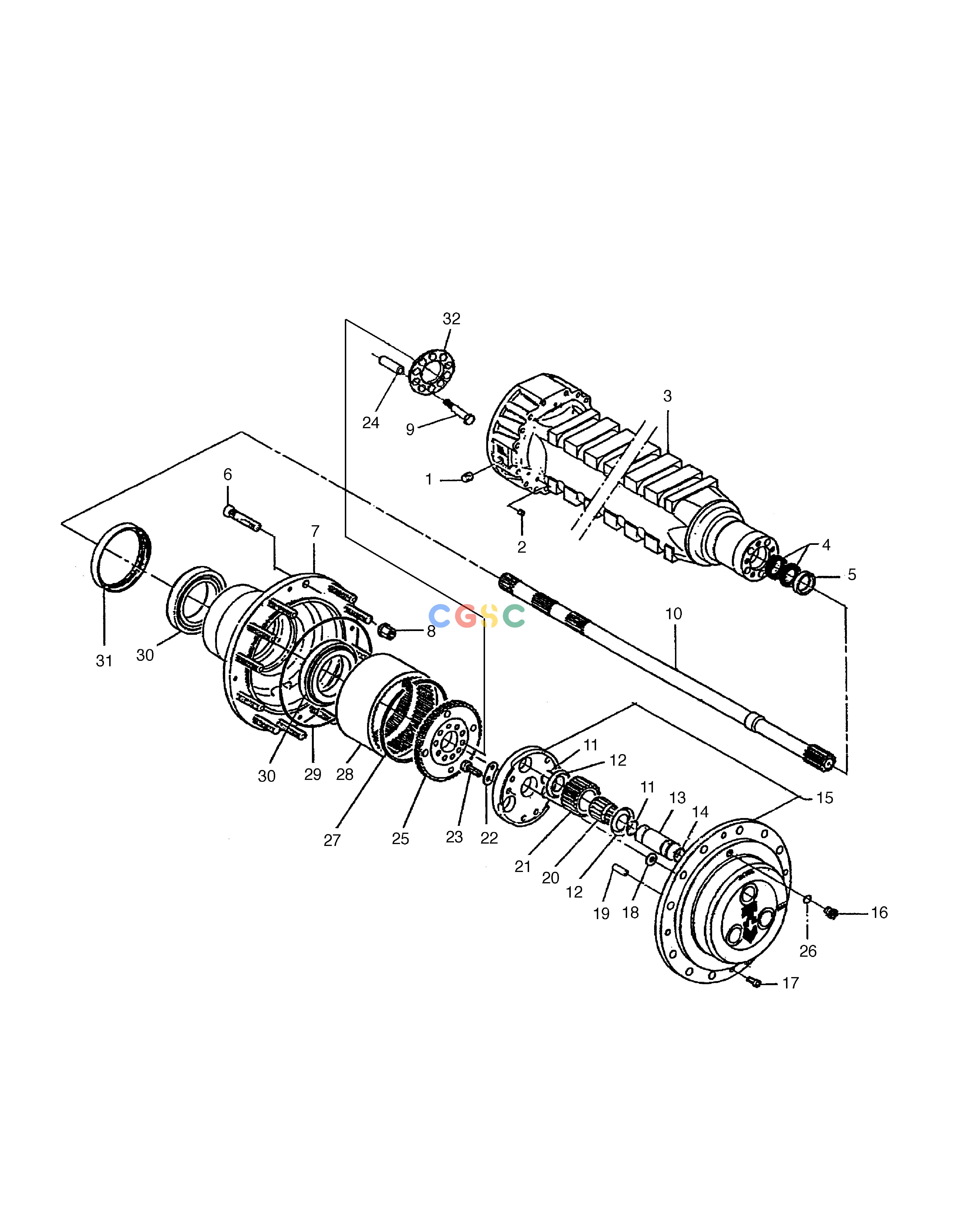 斗山零件查询REAR PLANET GEAR MEGA 160 TIER-II Doosan parts catalog online