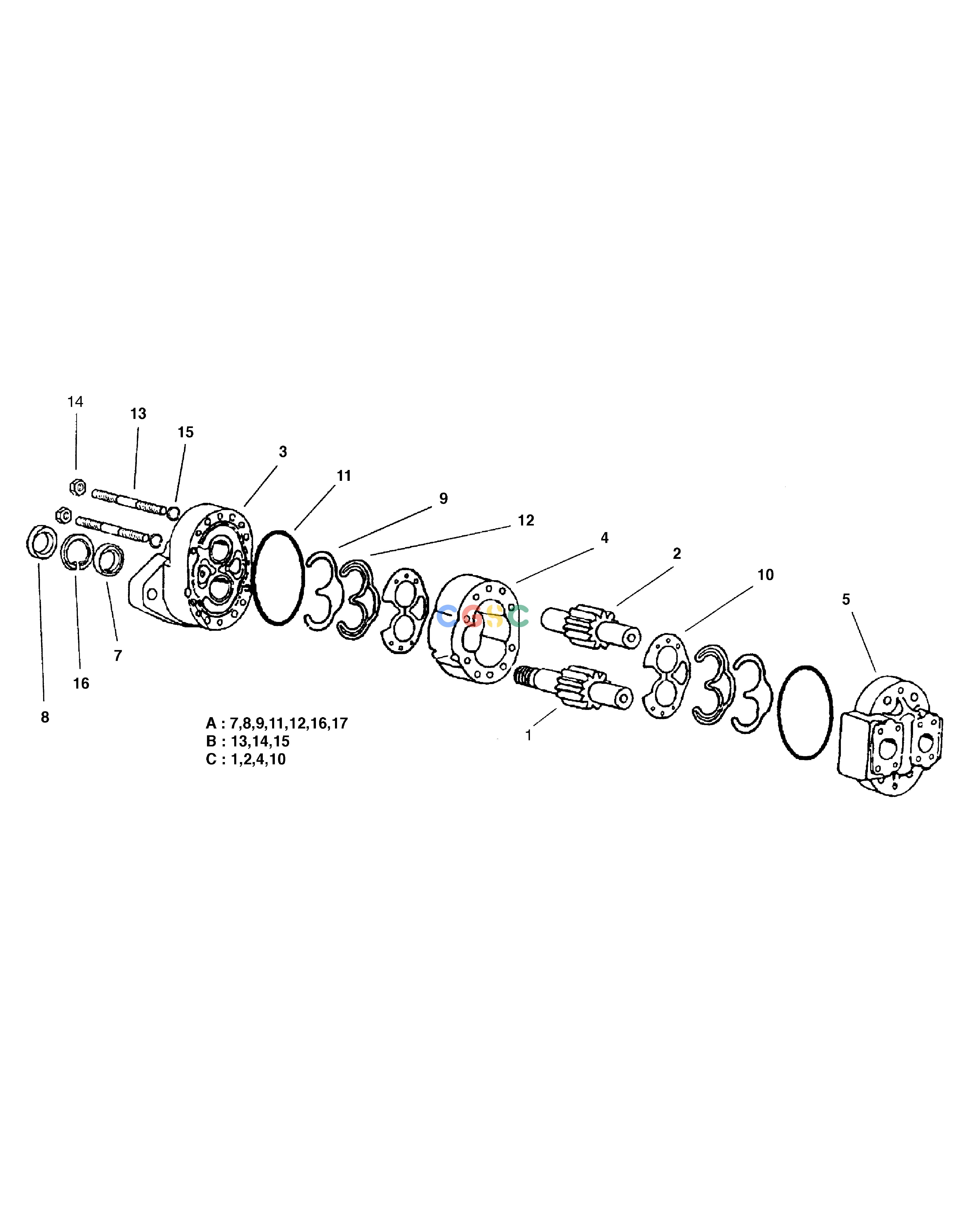 斗山零件查询MAIN PUMP MEGA 160 TIER-II Doosan parts catalog online