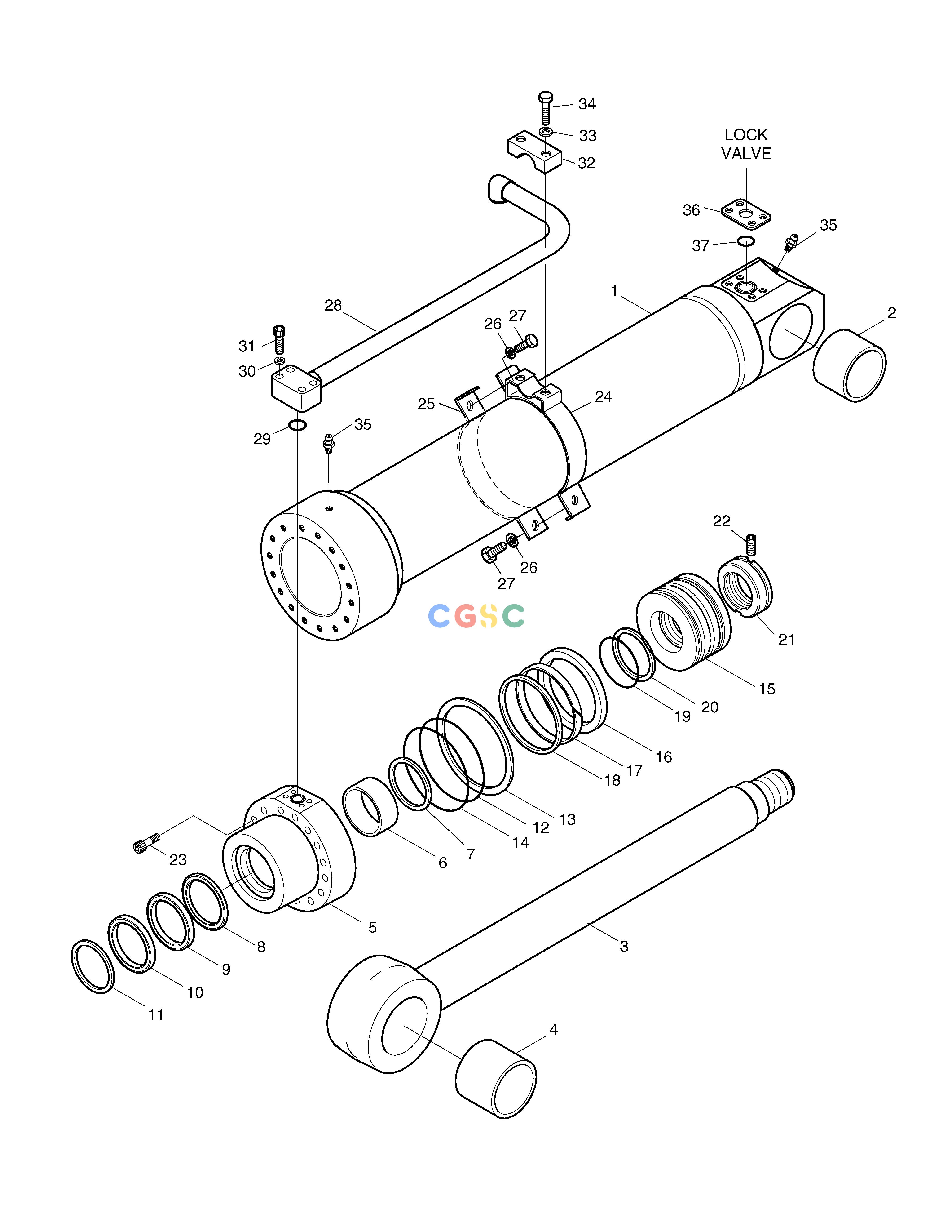 斗山零件查询ARTI.BOOM CYLINDER-LOCK VALVE-FOR GERMAN SOLAR 175LC-V Doosan parts catalog online