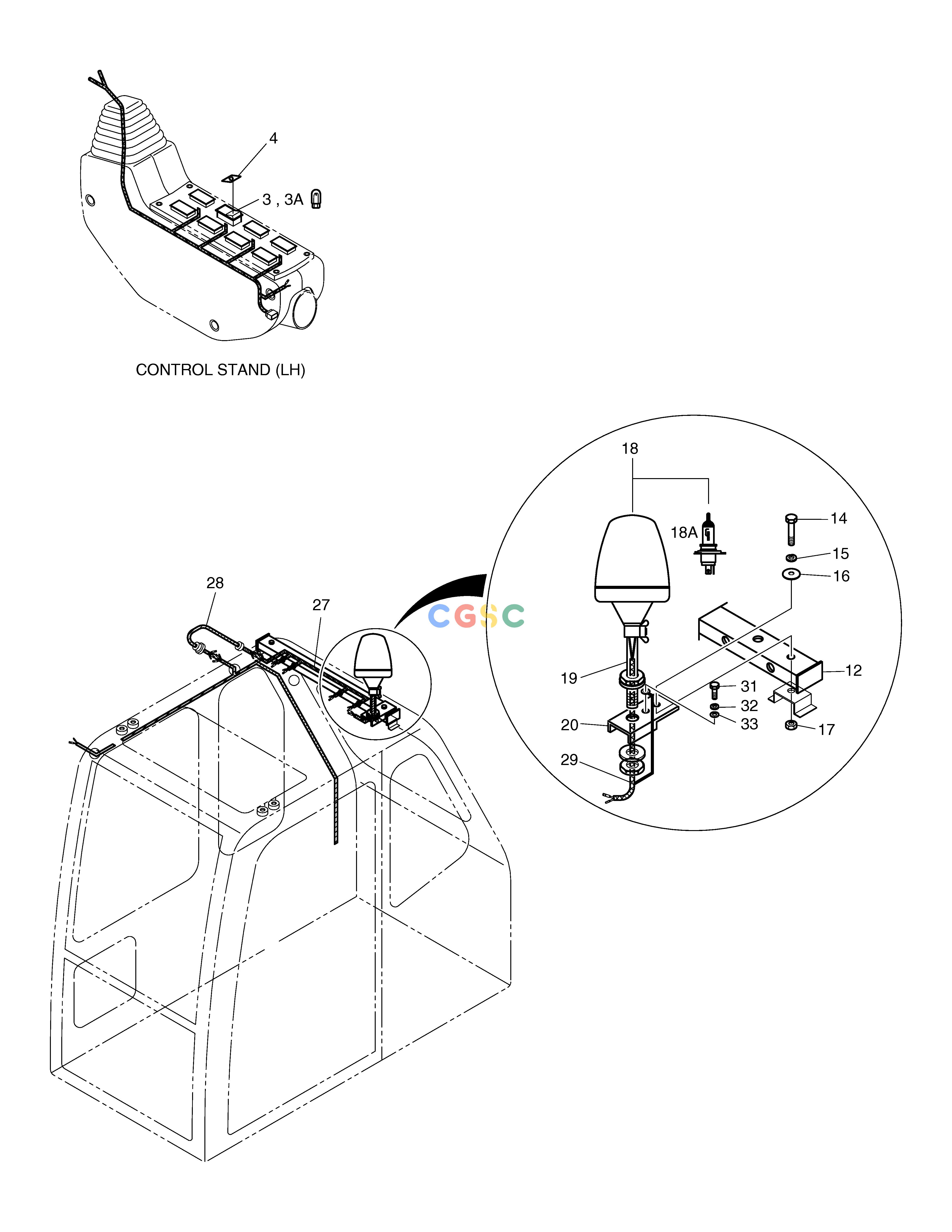 斗山零件查询ROTATING BEACON SOLAR 175LC-V Doosan parts catalog online