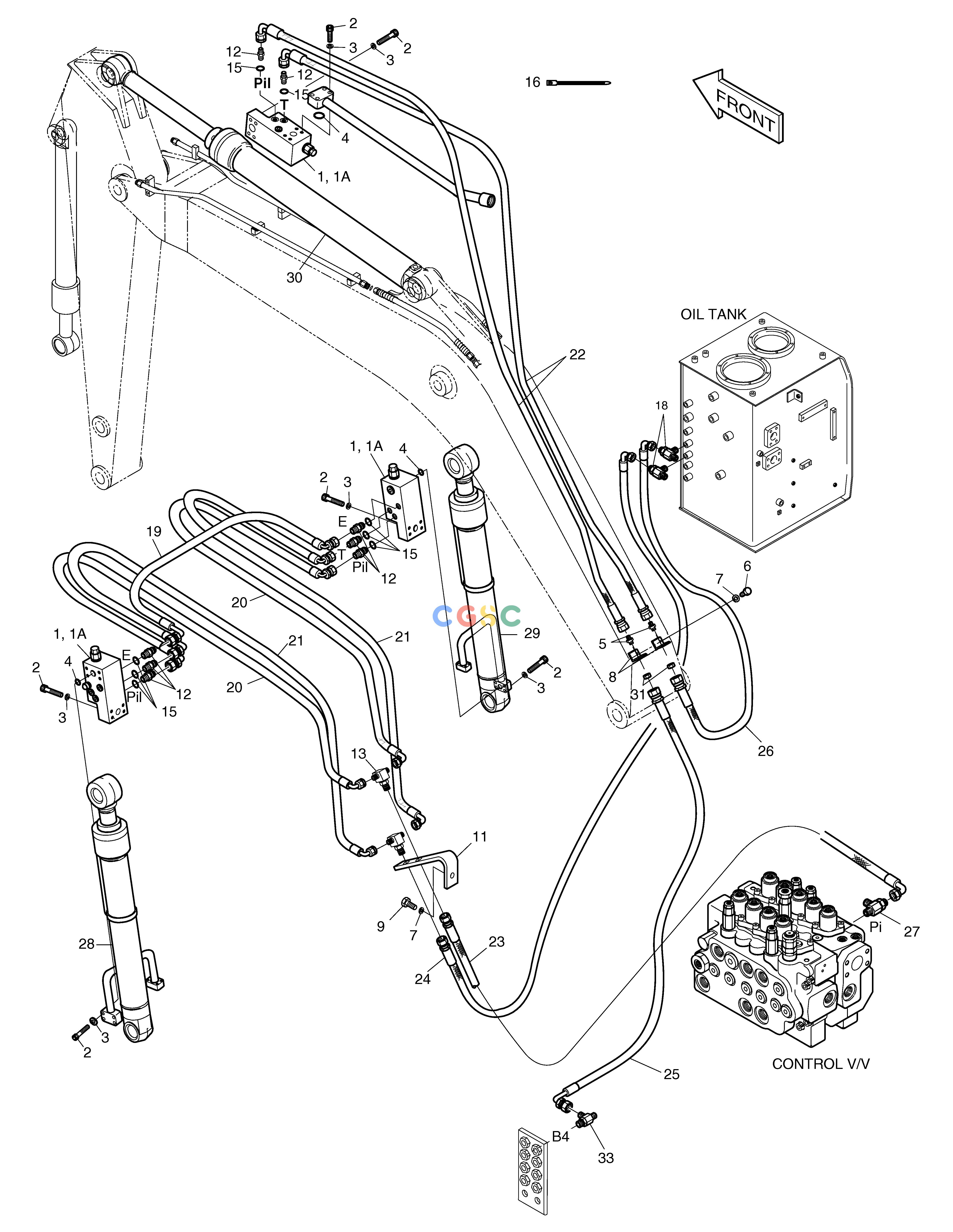 斗山零件查询LOCK VALVE PIPING SOLAR 175LC-V Doosan parts catalog online