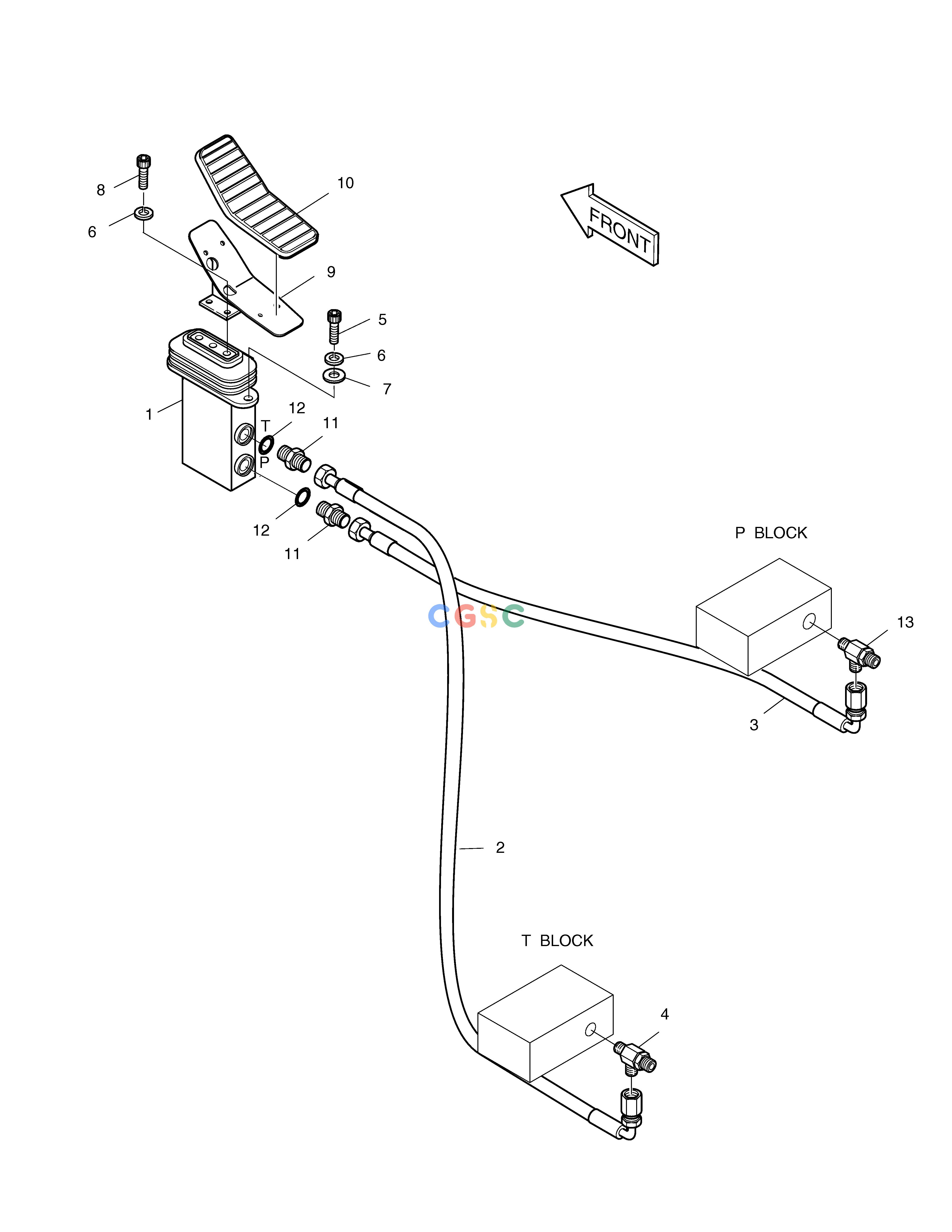 斗山零件查询PEDAL INSTALL-ROTATION & TILTING SOLAR 175LC-V Doosan parts catalog online