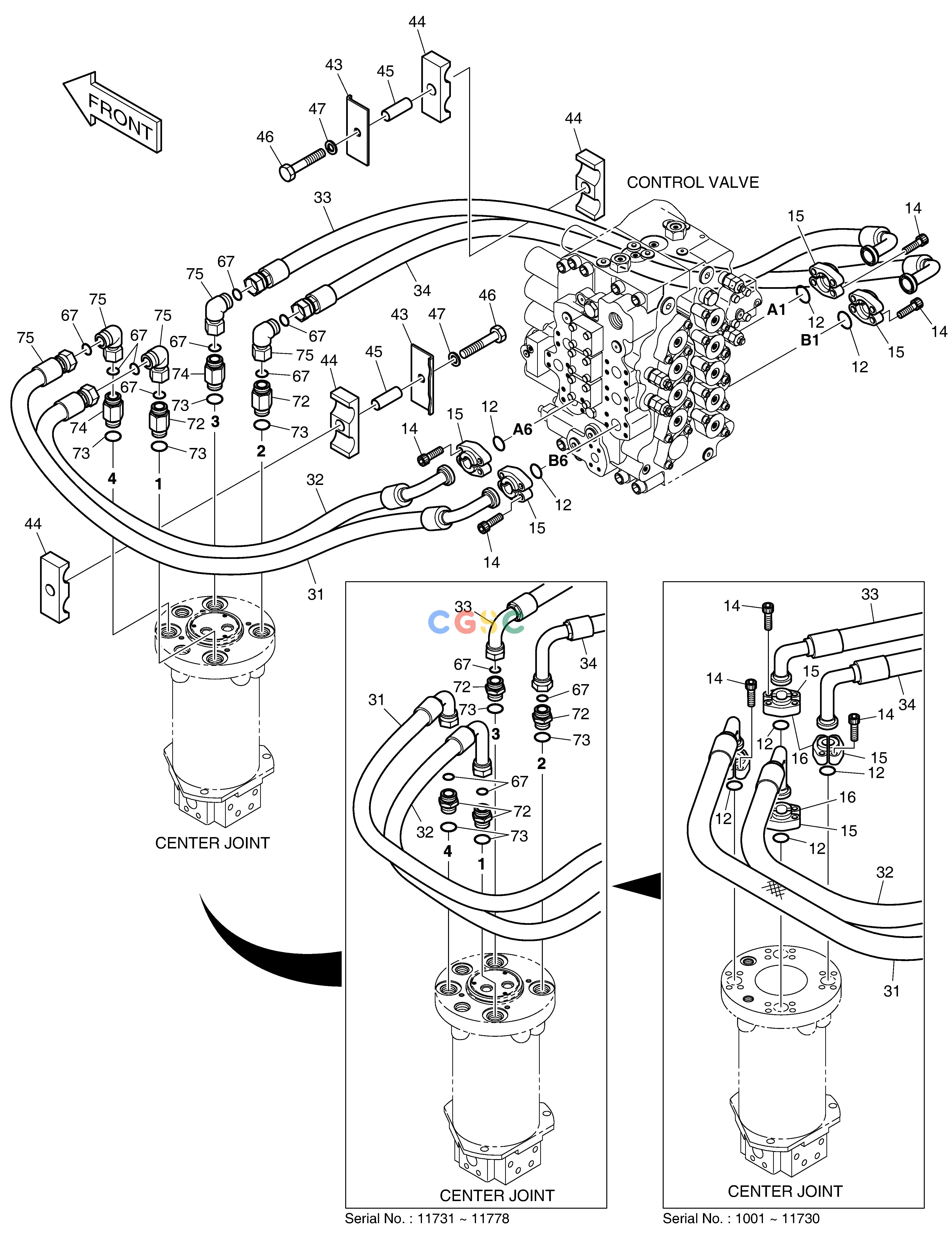 斗山零件查询MAIN PIPING(5) SOLAR 500LC-V Doosan parts catalog online
