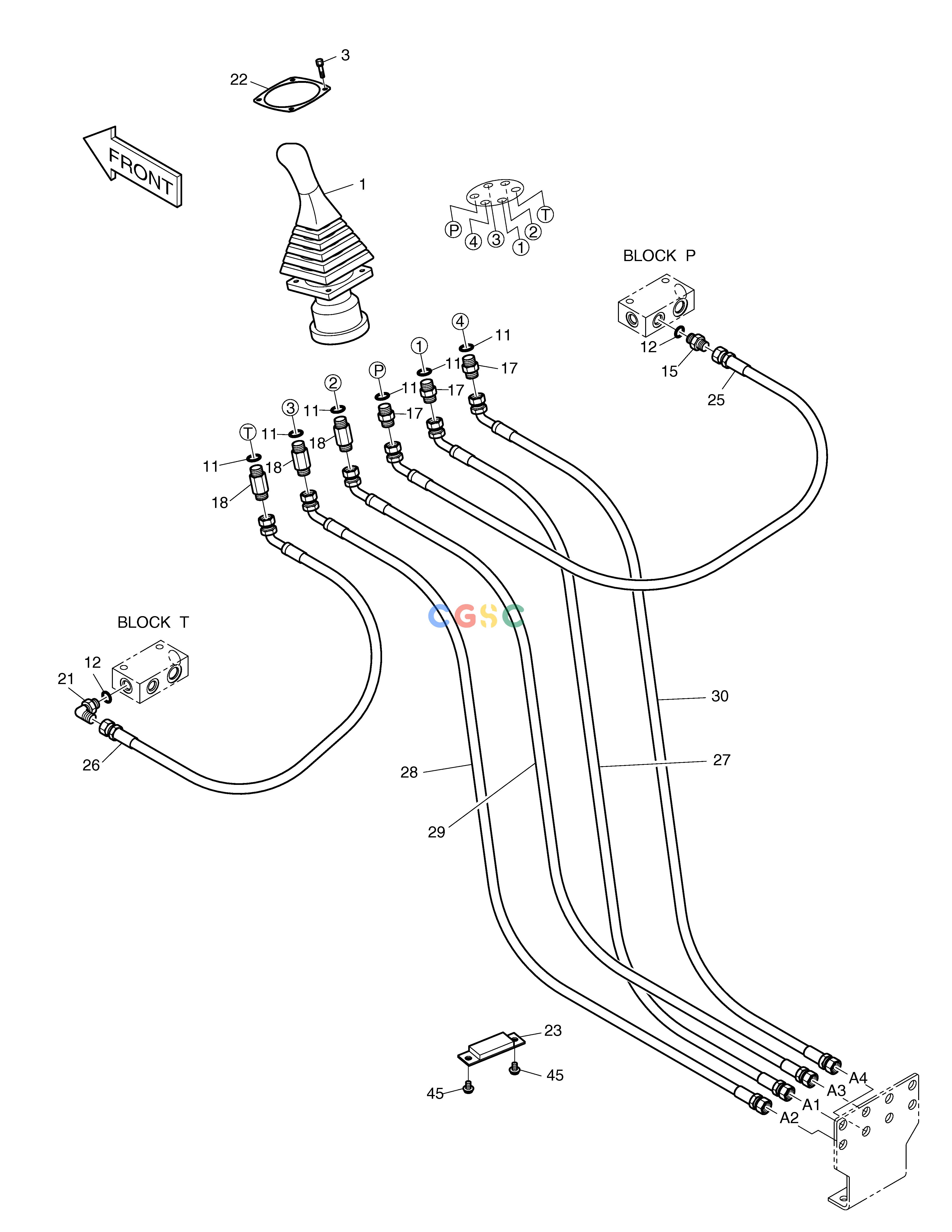 斗山零件查询PILOT PIPING(6) SOLAR 500LC-V Doosan parts catalog online